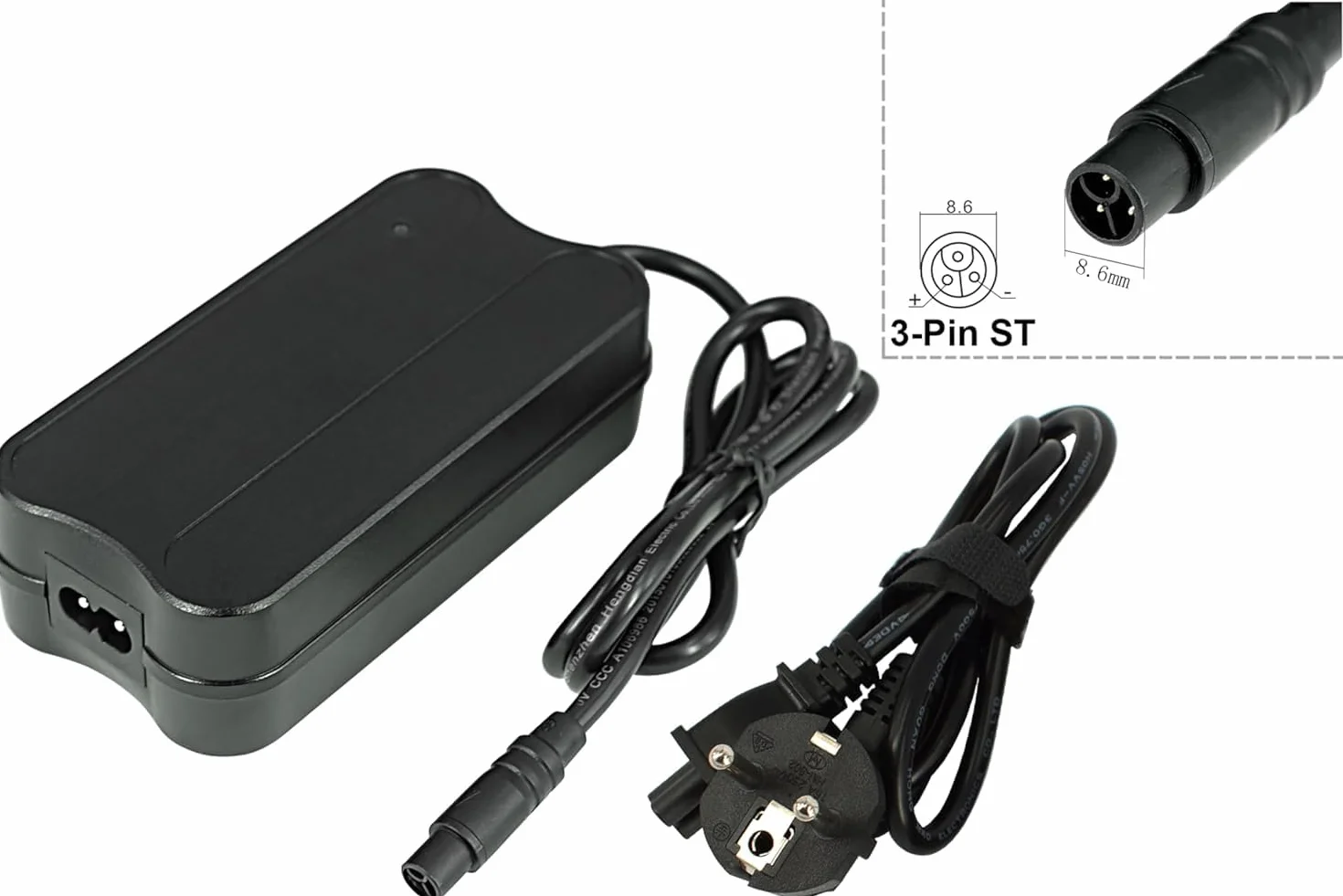 PowerSmart® Ładowarka 2 A do akumulatorów 36 V Qwic Urban Bicycle Battery 300 Wh BA00090