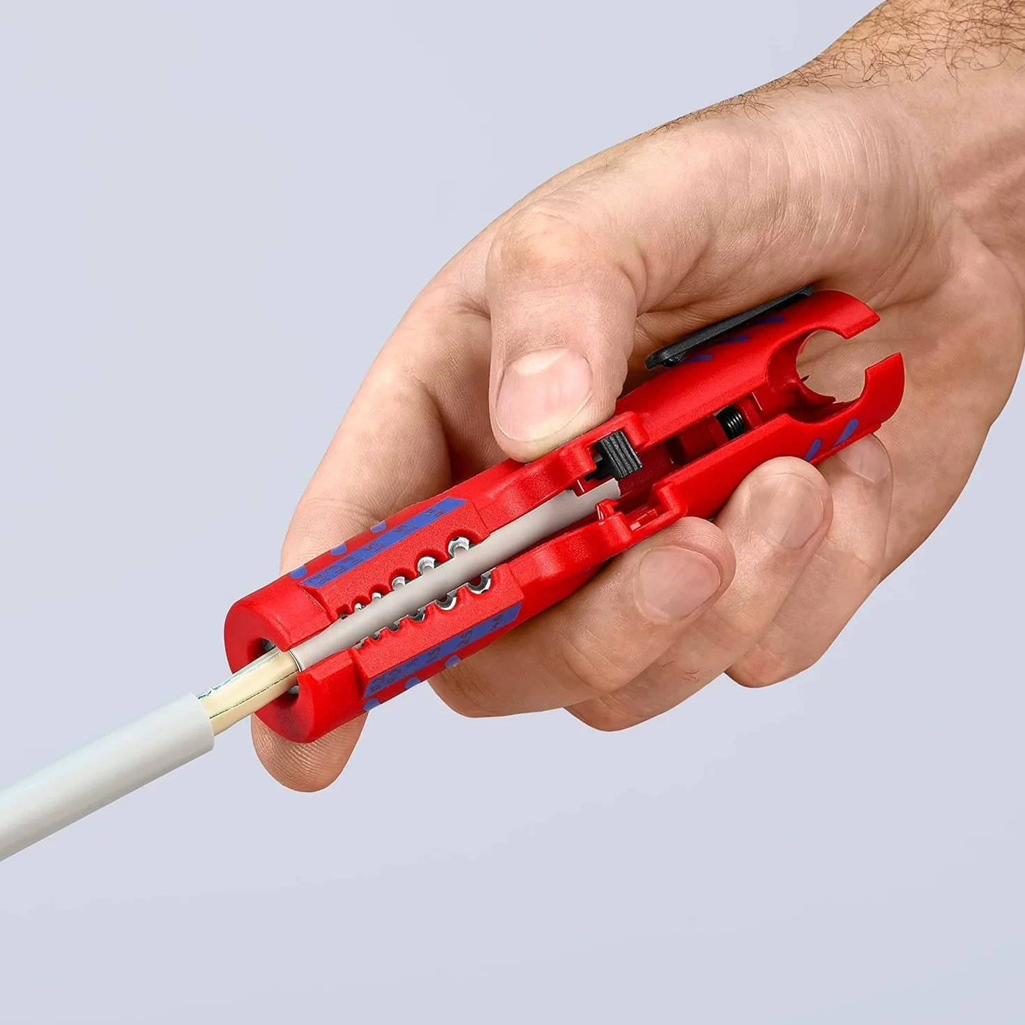 KNIPEX Uniwersalne narzędzie do ściągania izolacji w blister 125 mm, 16 85 125 SB