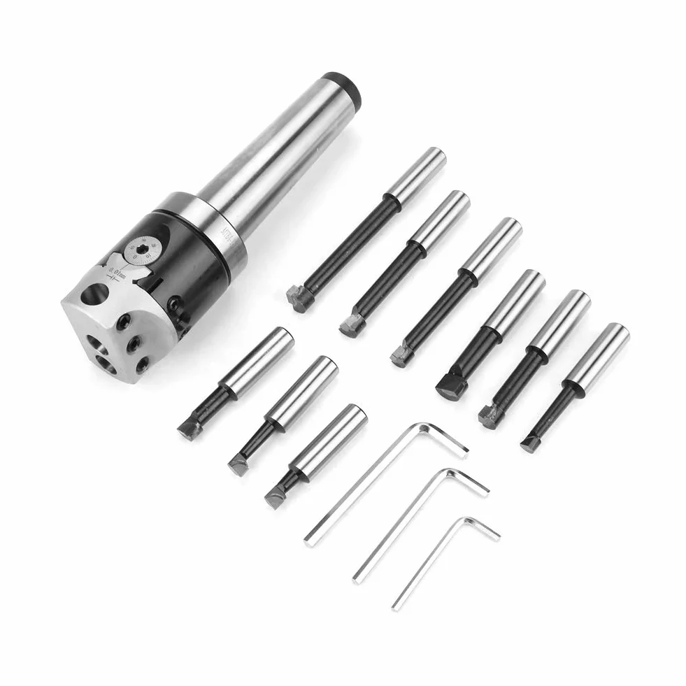 Zestaw akcesoriów do frezarek MT4-M16 ， Zestaw adapterów do wiercenia otworów F1-12mm ， Adapter wtykowy MT4-M16 / głowica wiertarska/wytaczaki/klucz ， do obrabiarki CNC