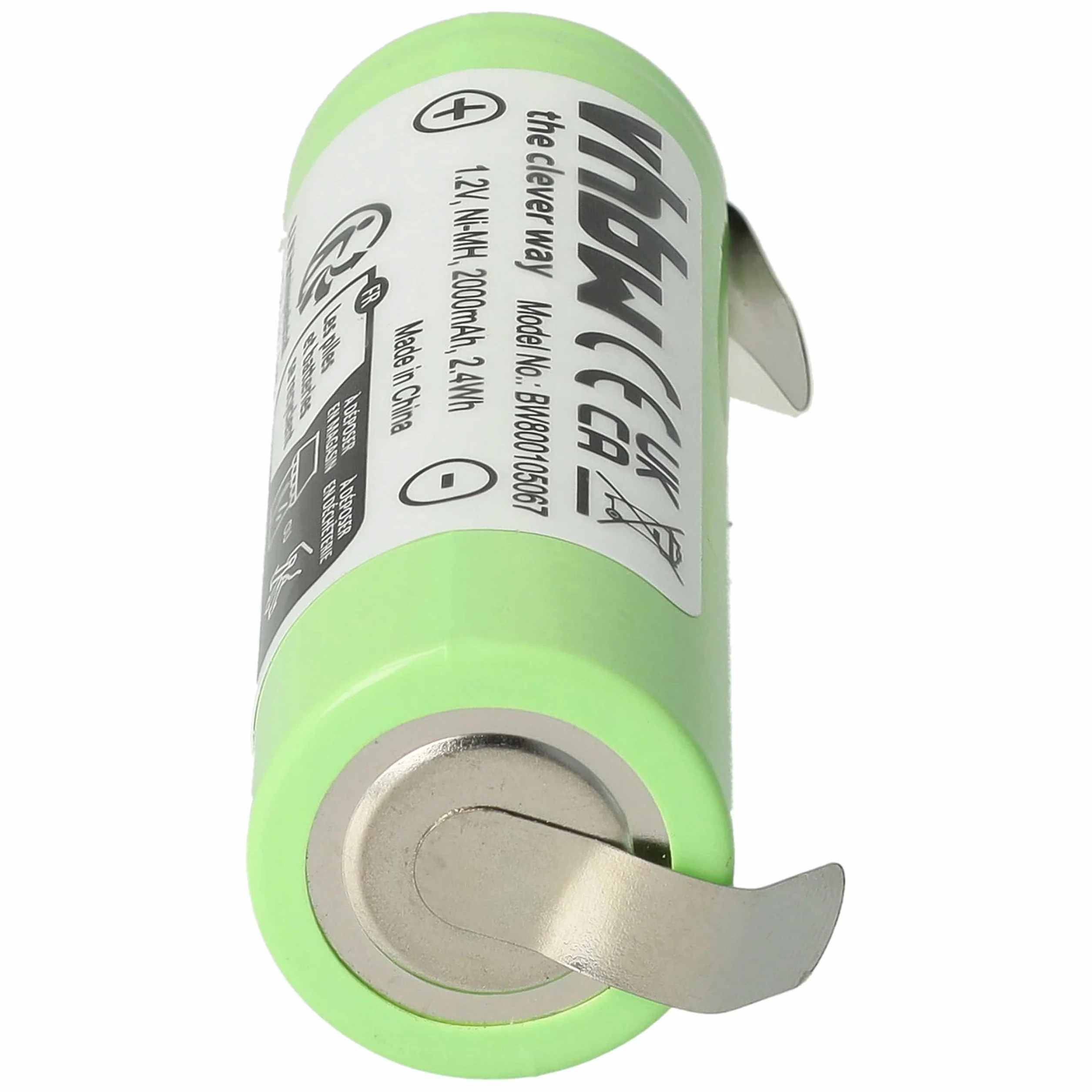 vhbw Bateria zamienna do golarki Philips 138-10584, 422203613480 do maszynki do strzyżenia włosów (2000 mAh, 1,2 V, NiMH)