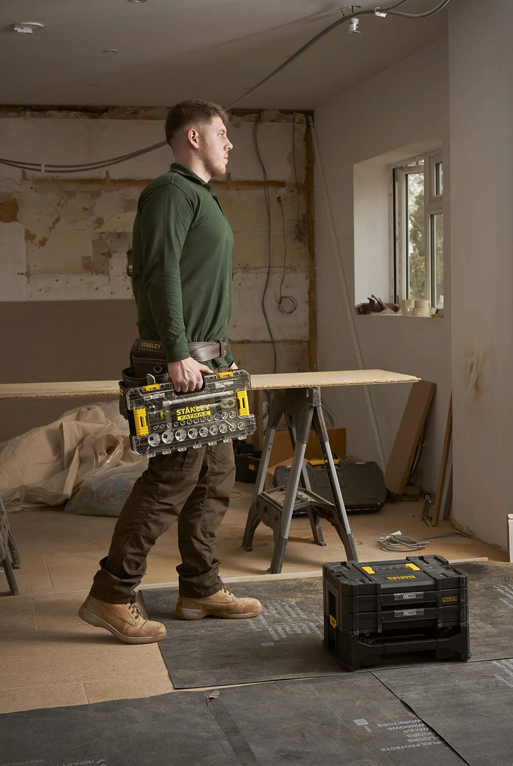 STANLEY Precyzyjny Set 1/2" - 26 elementów dla profesjonalistów i majsterkowiczów do codziennego użytku ergonomiczna konstrukcja