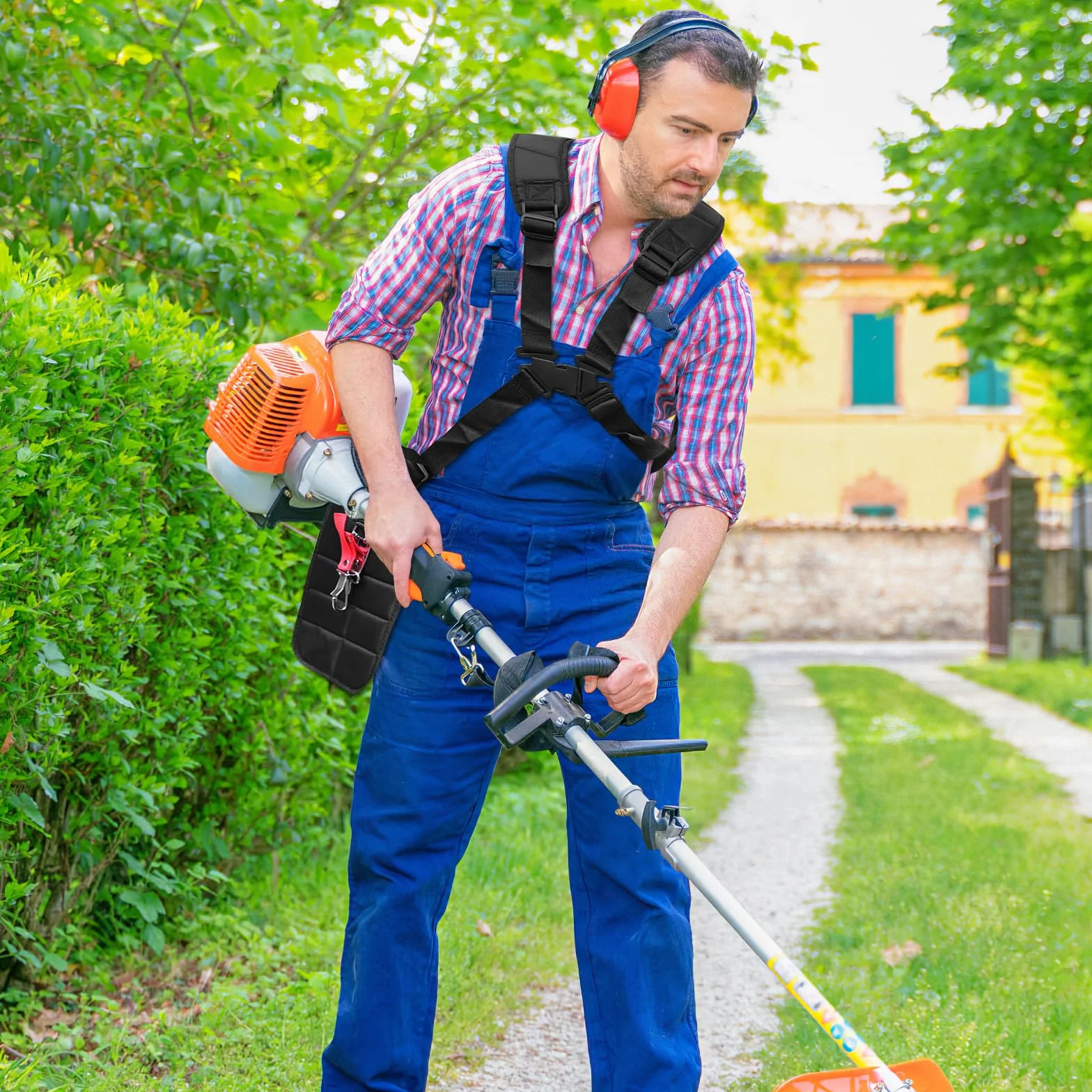 WINOMO Podwójny pasek na ramię do podkaszarki