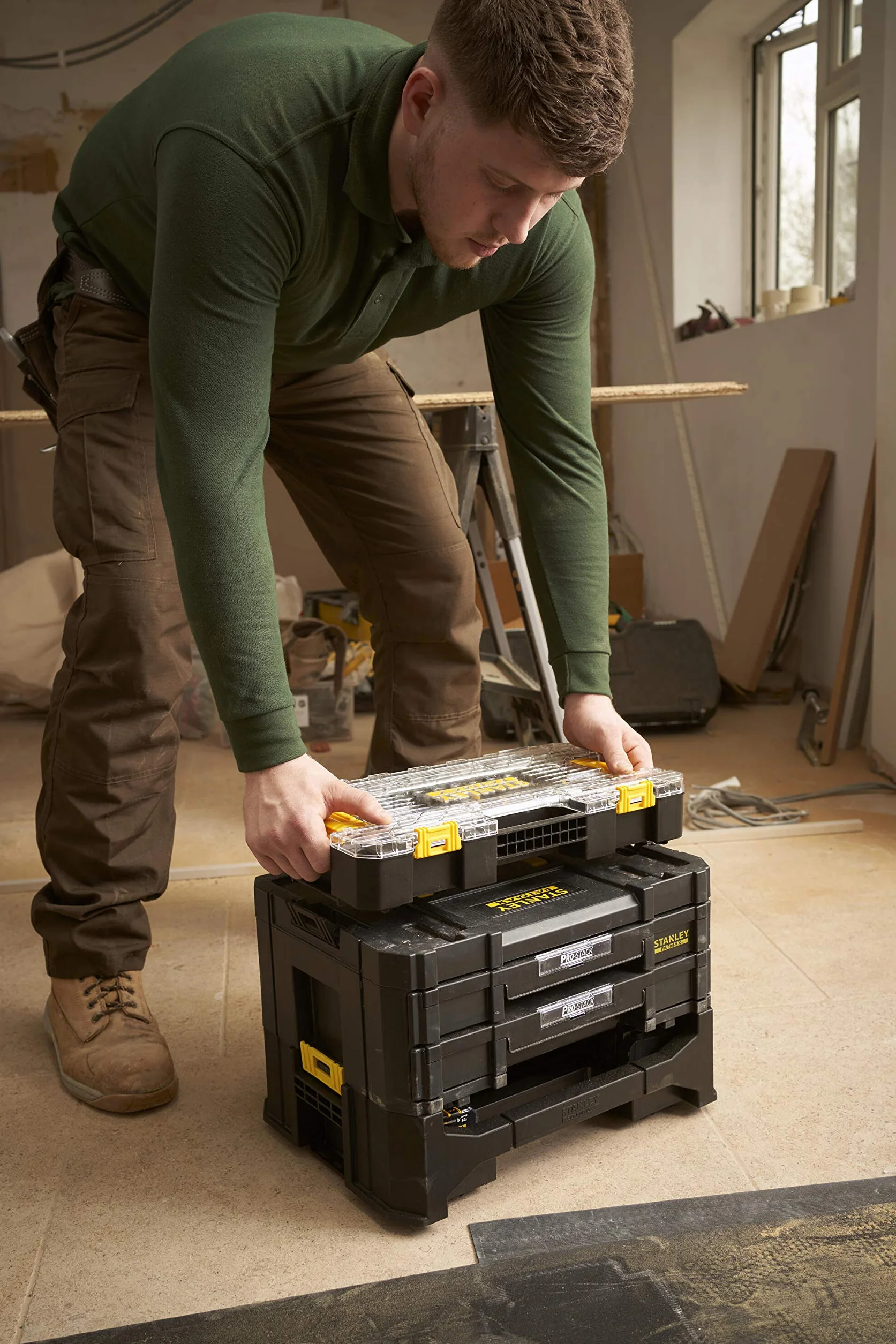 STANLEY Precyzyjny Set 1/2" - 26 elementów dla profesjonalistów i majsterkowiczów do codziennego użytku ergonomiczna konstrukcja