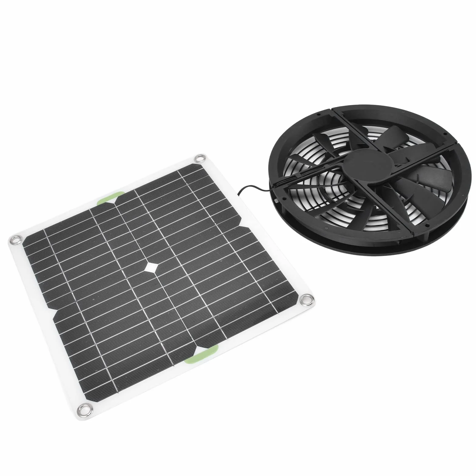 Zestaw Wentylatorów Solarnych 100W Odporna na Panele Słoneczne wentylację Wydech