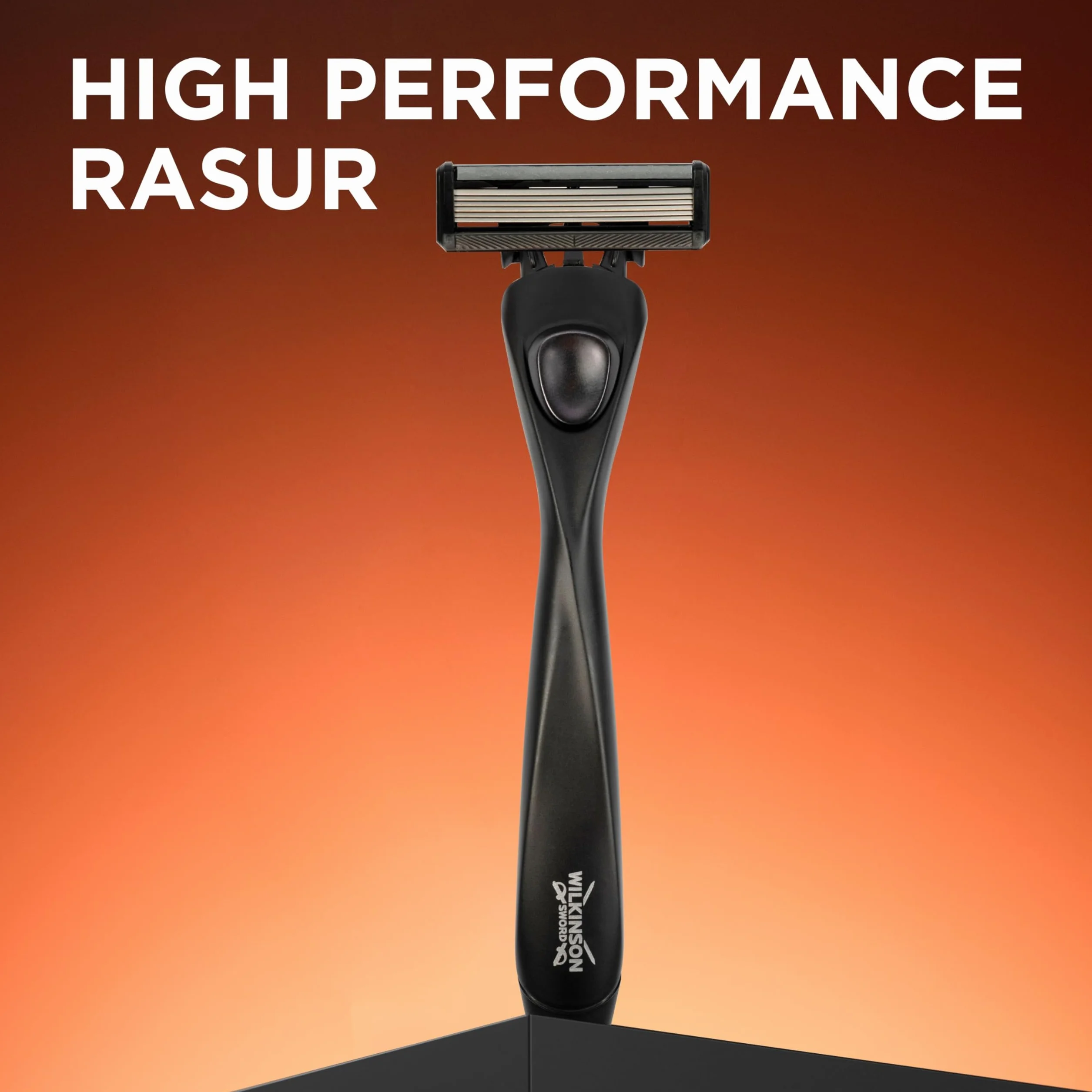 Wilkinson Sword - Wilkinson 6 golarek dla mężczyzn, golarka + 1 ostrze do golenia, 6 ostrzy powlekanych diamentami dla wyjątkowo dokładnego golenia