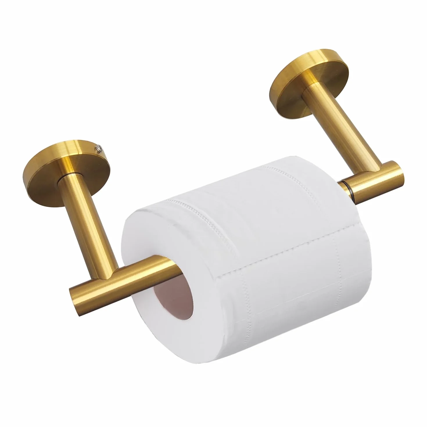 Uchwyt na papier toaletowy, obrotowy, okrągły uchwyt na rolkę, nowoczesny metalowy uchwyt na papier toaletowy ze stali nierdzewnej, uchwyt Tp, uchwyt do przechowywania, uchwyt ścienny, akcesoria
