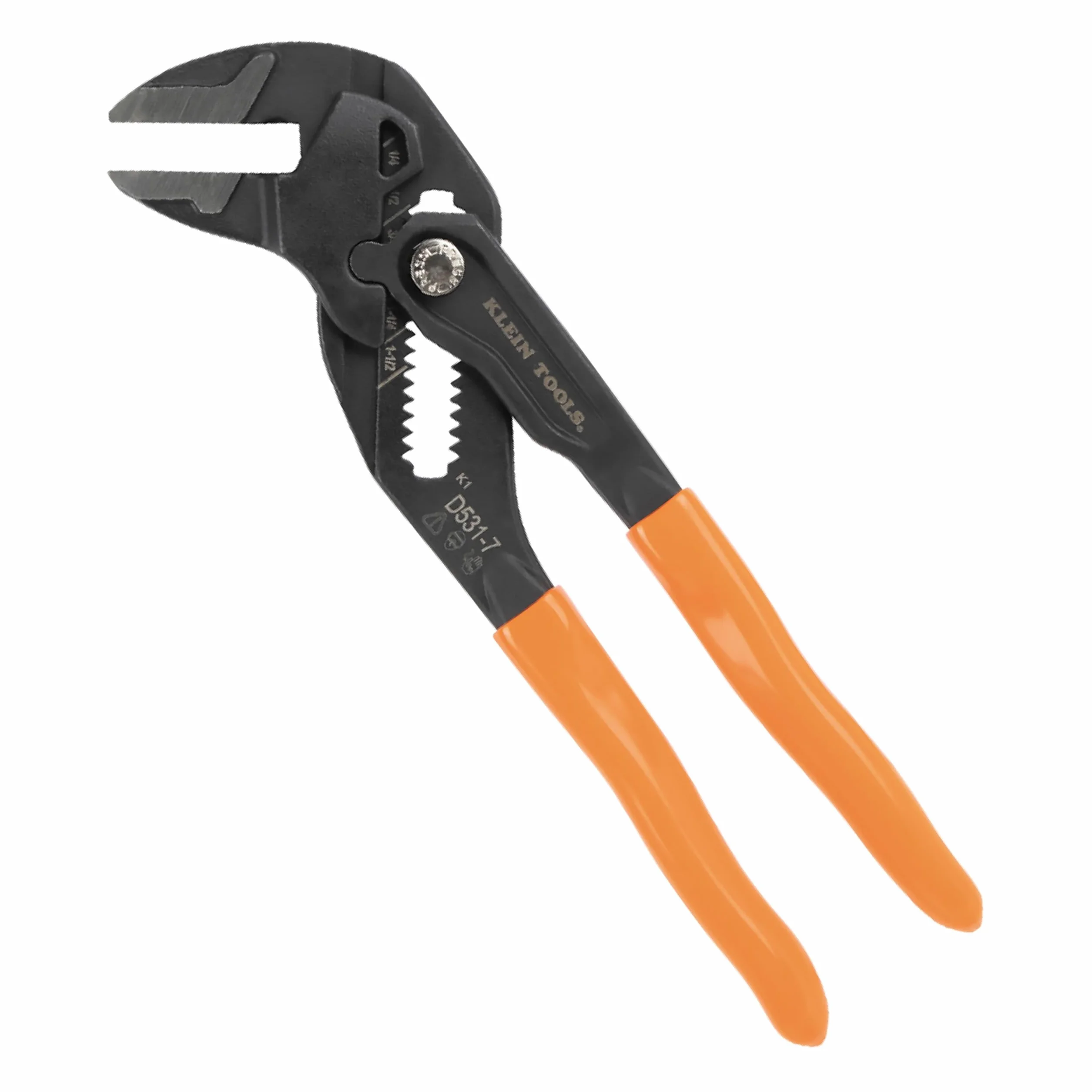 Klein Tools D5317 Kompaktowy klucz do szczypiec, wielofunkcyjny klucz nastawny z gładkimi szczękami, 17 cm