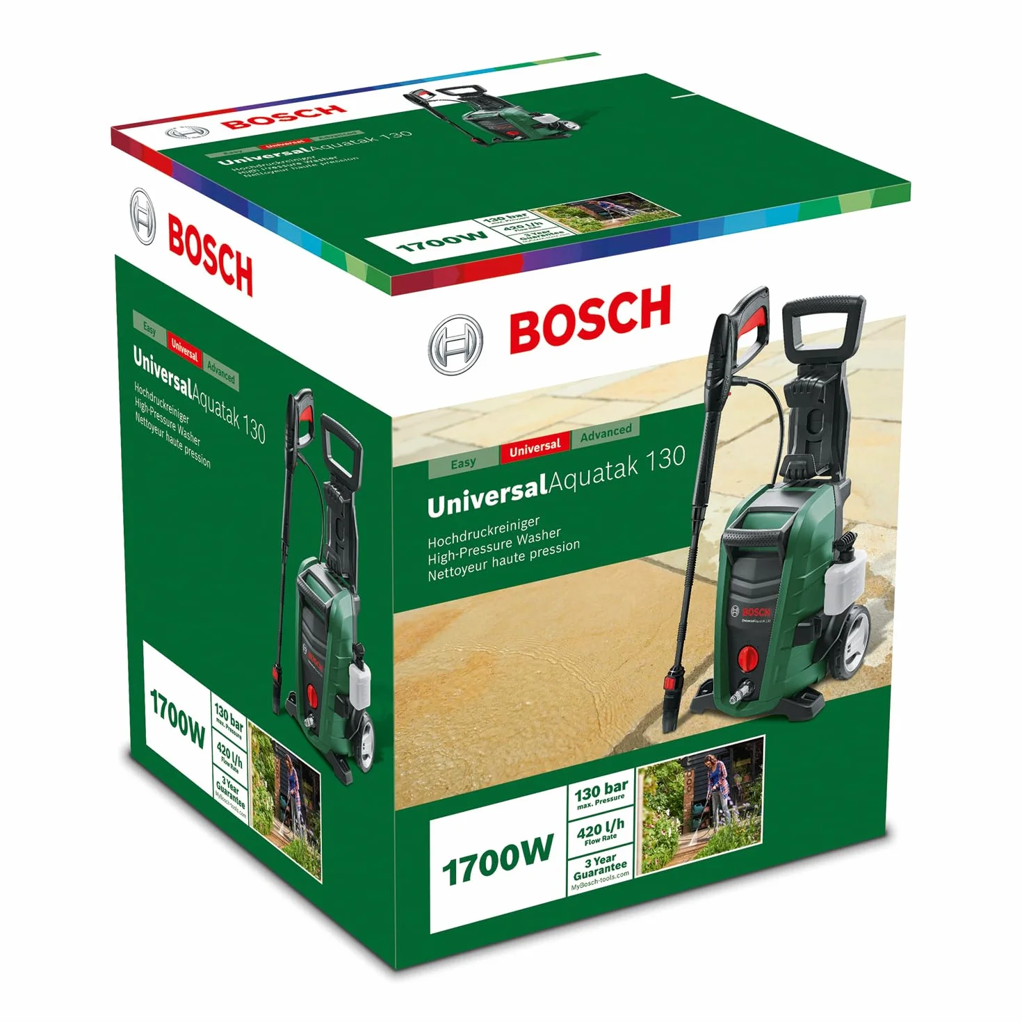 Bosch Myjka wysokociśnieniowa UniversalAquatak 130 1700 W 130 bar 380 l/h