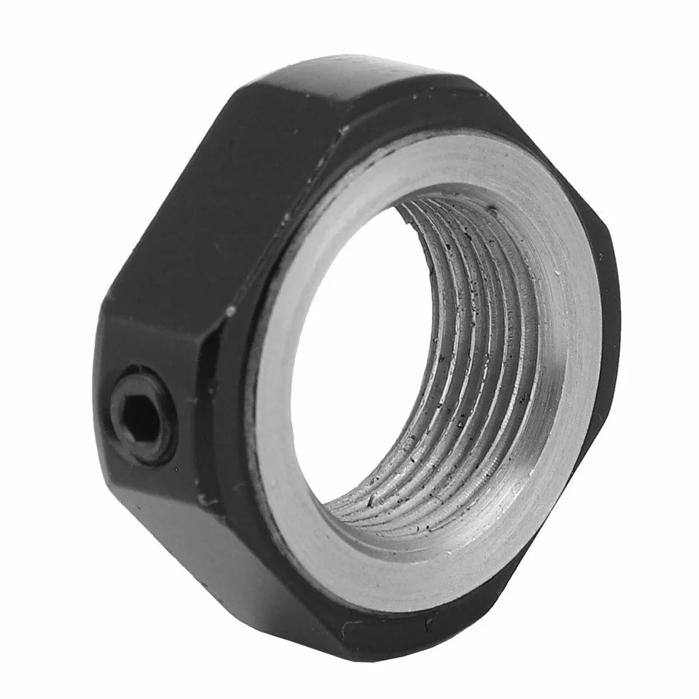 Metalowa nakrętka zamkowa wysoka dokładność wbudowana mosiężna podkładka śruby kulowe akcesoria (M12 x 1 mm)
