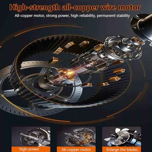 Młotowiertarka elektryczna 3500W, obracana o 360° rączka, prędkość zmienna, wiertarka udarowa z 2 wiertłami do drewna, metalu i betonu