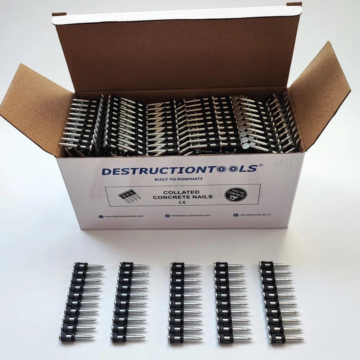 1000 x gwoździe do betonu 27 mm - do Spit Pulsa 700, 27, 40, 65 i 800 - HC6/27