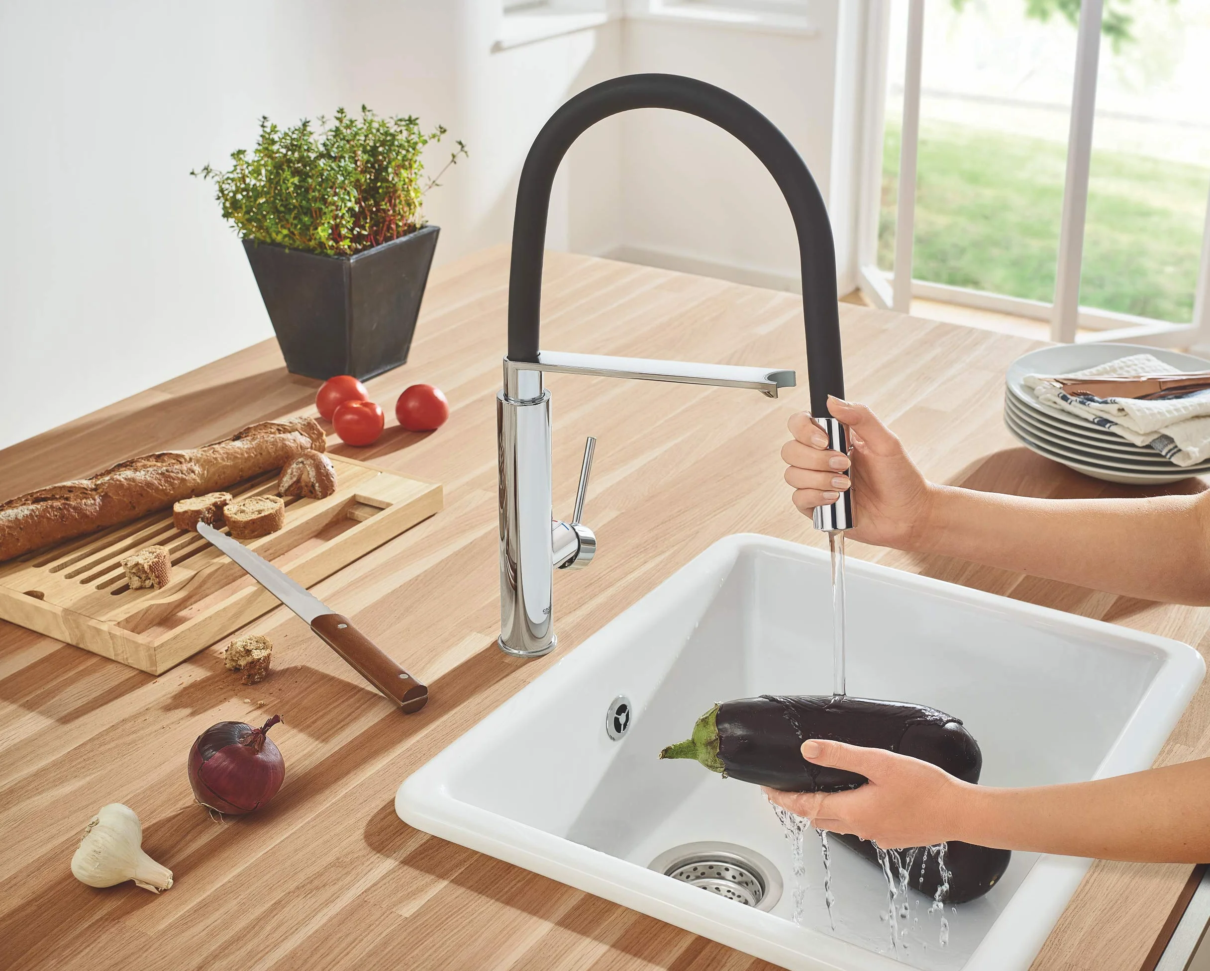 GROHE Concetto Jednouchwytowa bateria zlewozmywakowa, DN 15