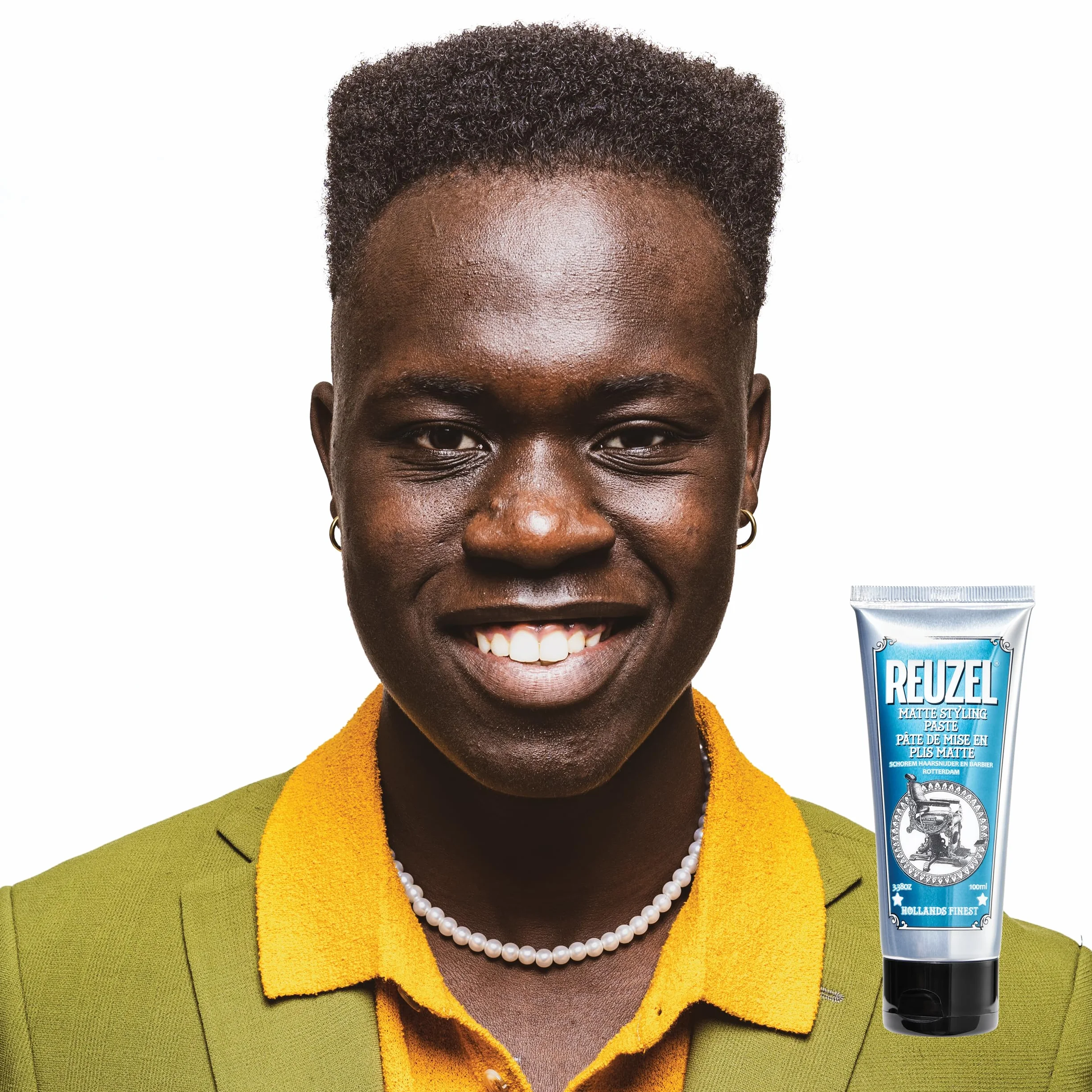 Reuzel Grooming Hair Cream For Men - Subtle, Sugary Rum Fragrance - Low Shine Finish - Contains Moisturizing Properties - No Buildup - Natural, Pliable Hold - Suitable For All Hair Types - 3.38 Oz