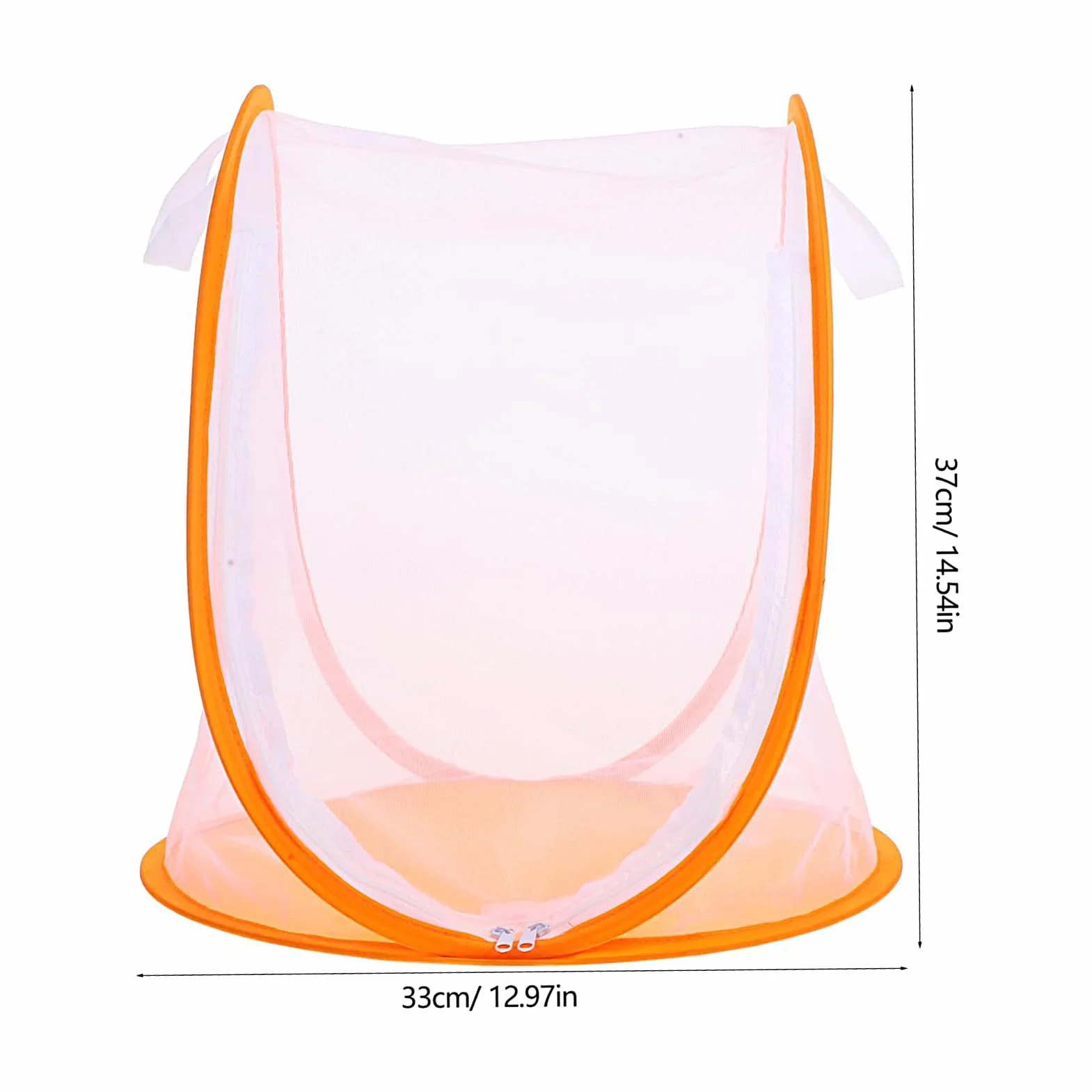 Butterfly Cage Small Butterfly Habitat Mesh Enclosure Foldable Growing Breeding House Zipper Access Portable Design