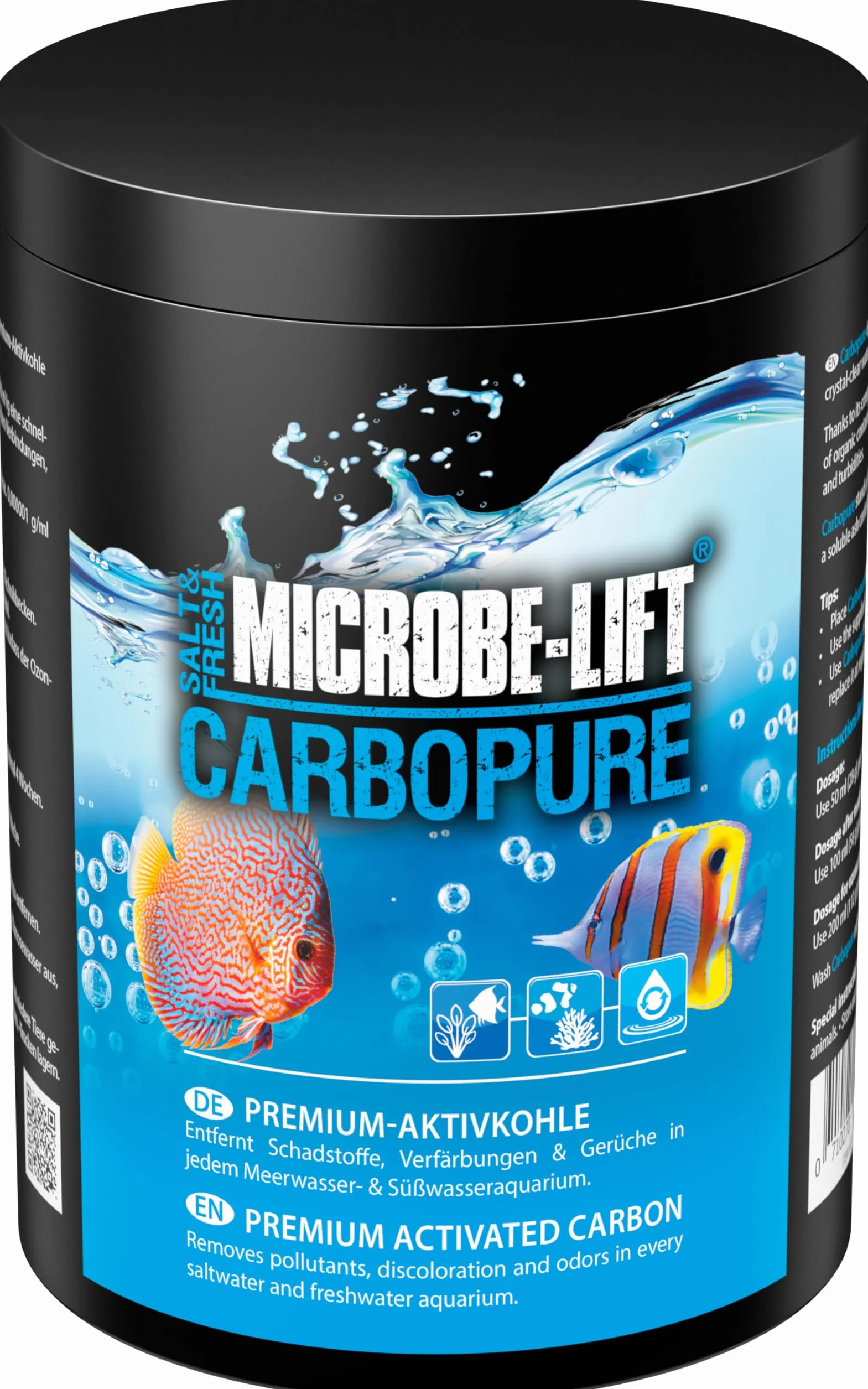 MICROBE-LIFT® - Carbopure | Węgiel aktywny dla krystalicznie czystej wody | Usuwa zanieczyszczenia, przebarwienia i zmętnienie