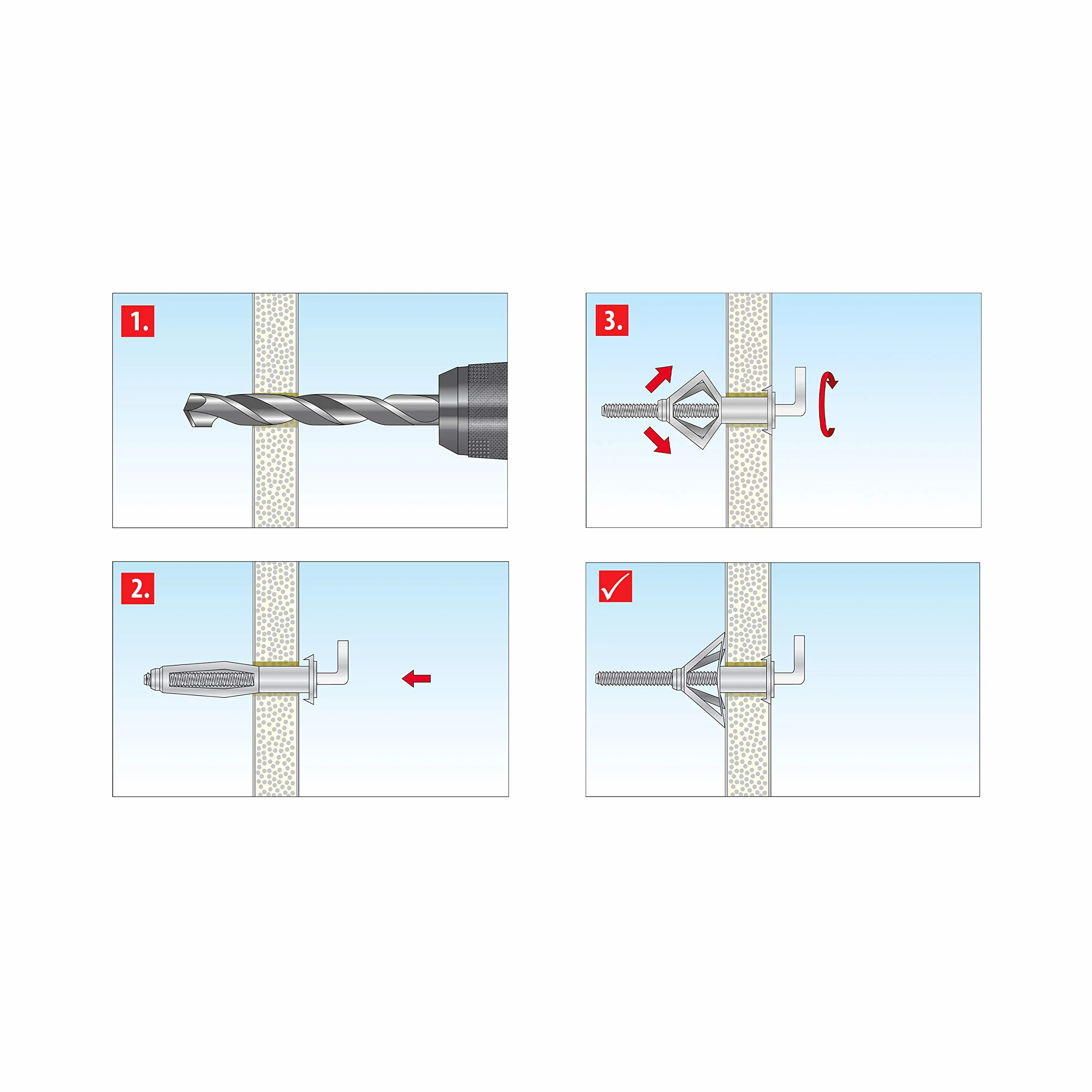 TOX metalowy hak kołek Pirat Skippi-L M6 x 52 mm, 25 sztuk, 035101681