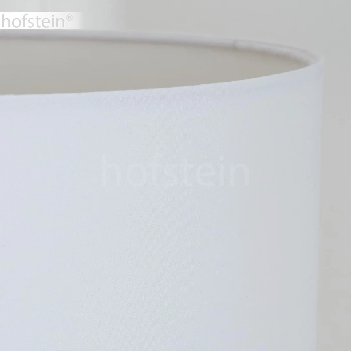 Lampa podłogowa Hamaa, lampa stojąca wykonana z drewna/tkaniny w kolorach naturalnych/białych, skandynawski design, klosz Ø 26 cm, półki i włącznik nożny, wysokość 150,5 cm, 1 x E27, bez żarówki