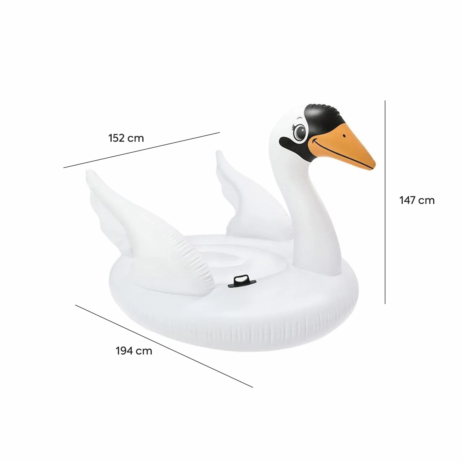 Intex Luchtbed Zwaan 194 X 152 x 147 cm