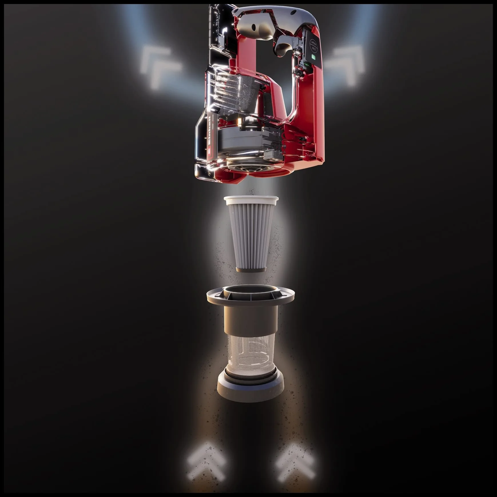 Einhell TE-SV 18 Li-Solo Power X-Change Odkurzacz akumulatorowy 18V Li-Ion 0,6 L