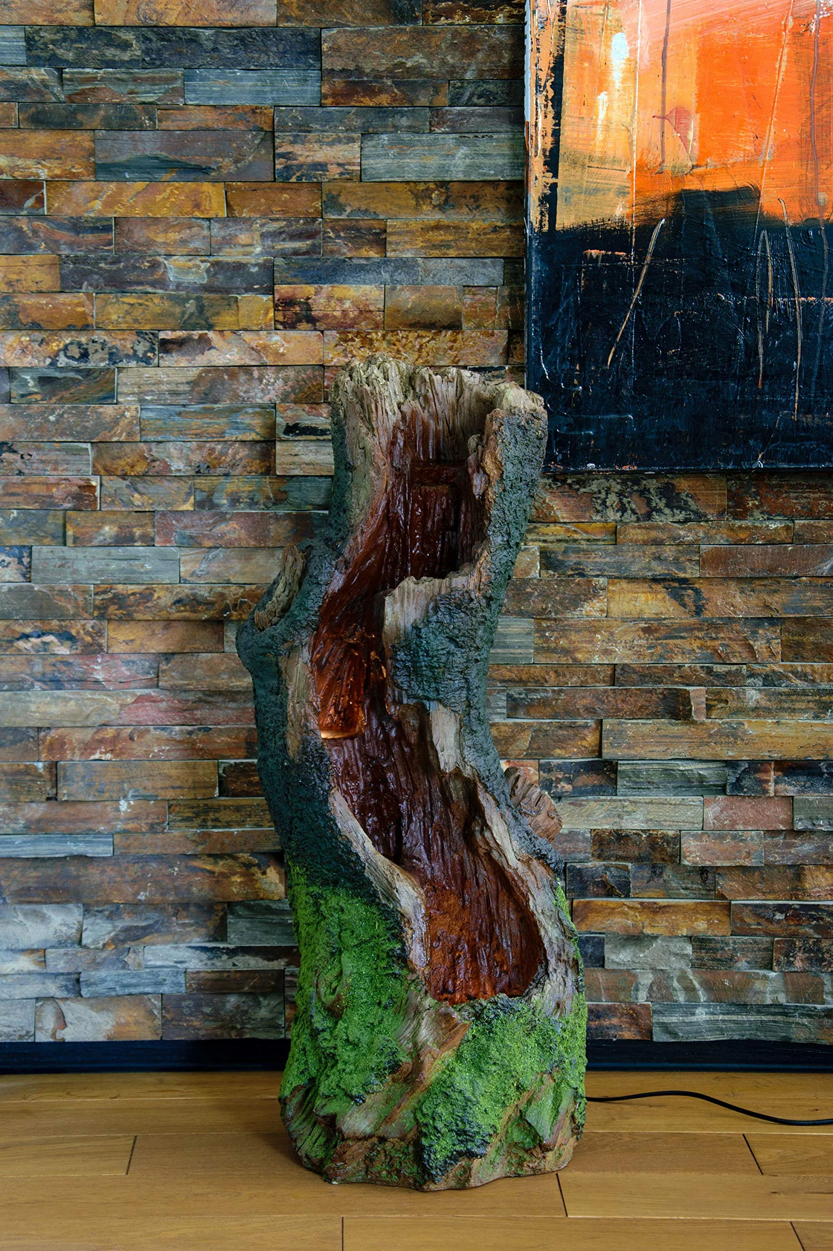 Fontanna Ogrodowa Brązowa 33 x 28 x 78 cm