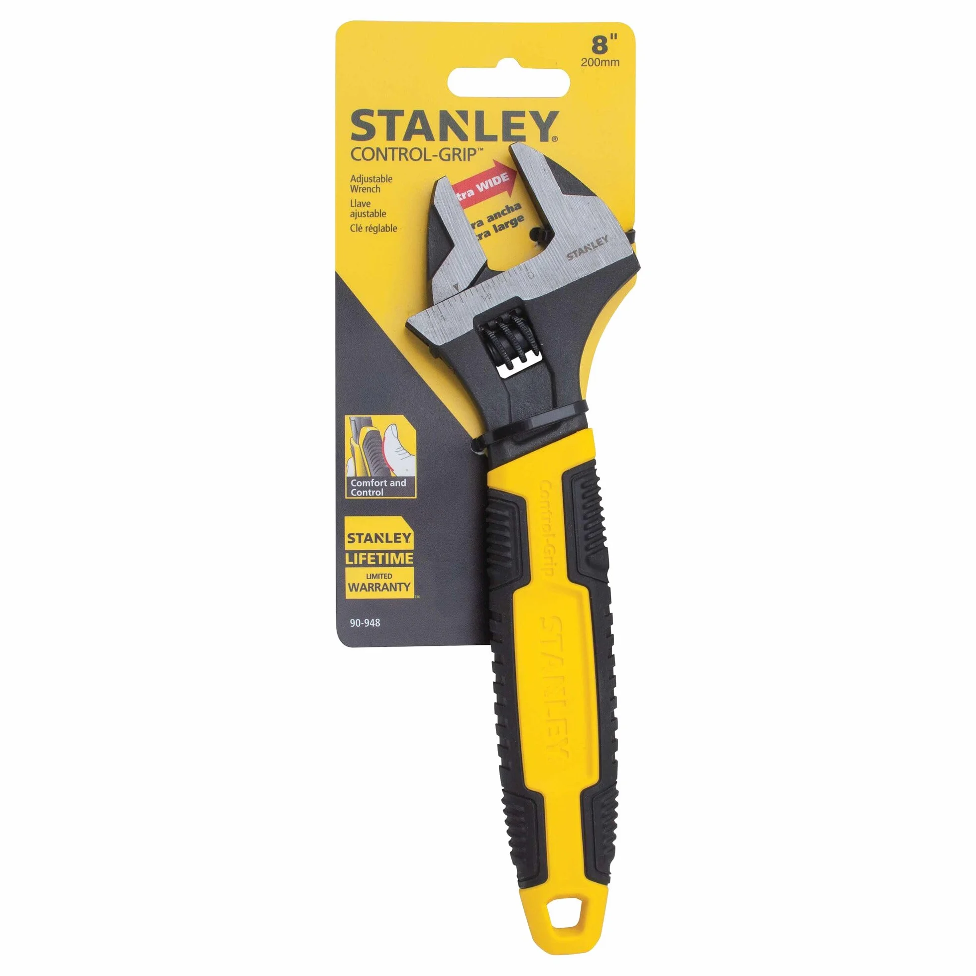 Stanley, Klucz nastawny MaxSteel 200 mm, francuz, 0-90-948