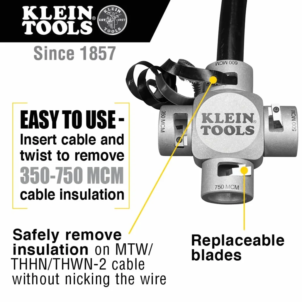 Klein Tools 21050 duży ściągacz kabli (750-350 MCM)