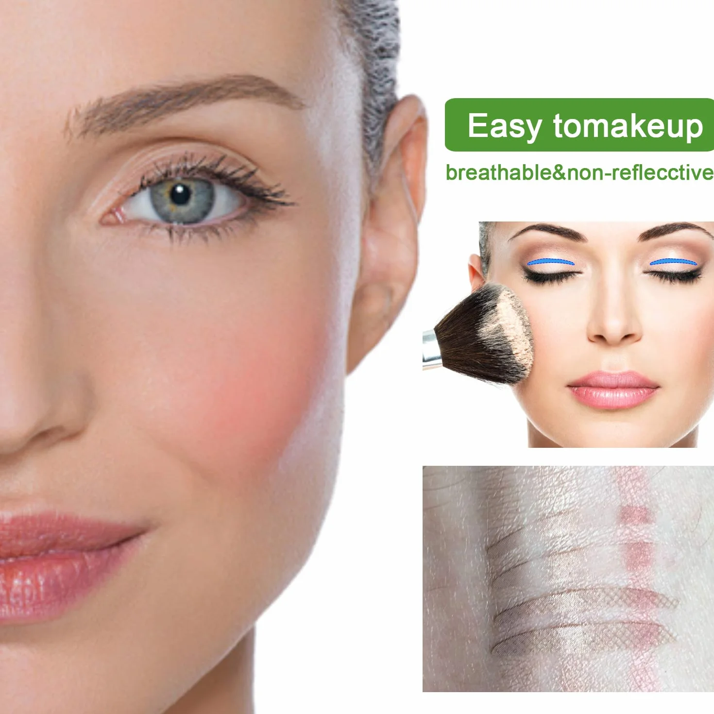 320 sztuk 4 mm eyelid tape naklejki do powiek, niewidoczne, do zwiotczałych, wiszących powiek, samoprzylepne paski korekcyjne do powiek, utrzymują się przez 24 godziny
