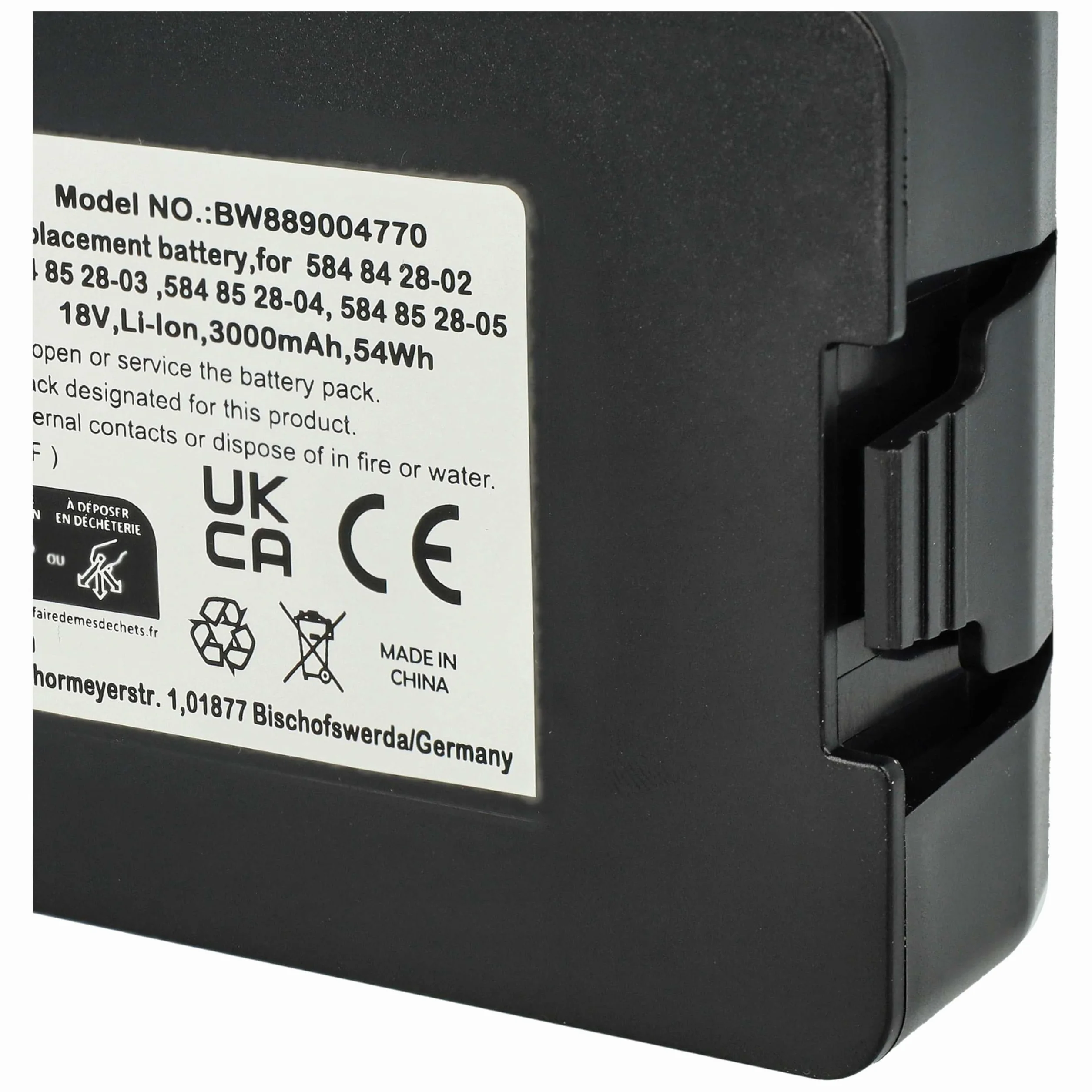 vhbw Akumulator 18V 3Ah Li-Ion do Husqvarna 5848228-01, 5848428-02, 593247201, 584 84 28-02