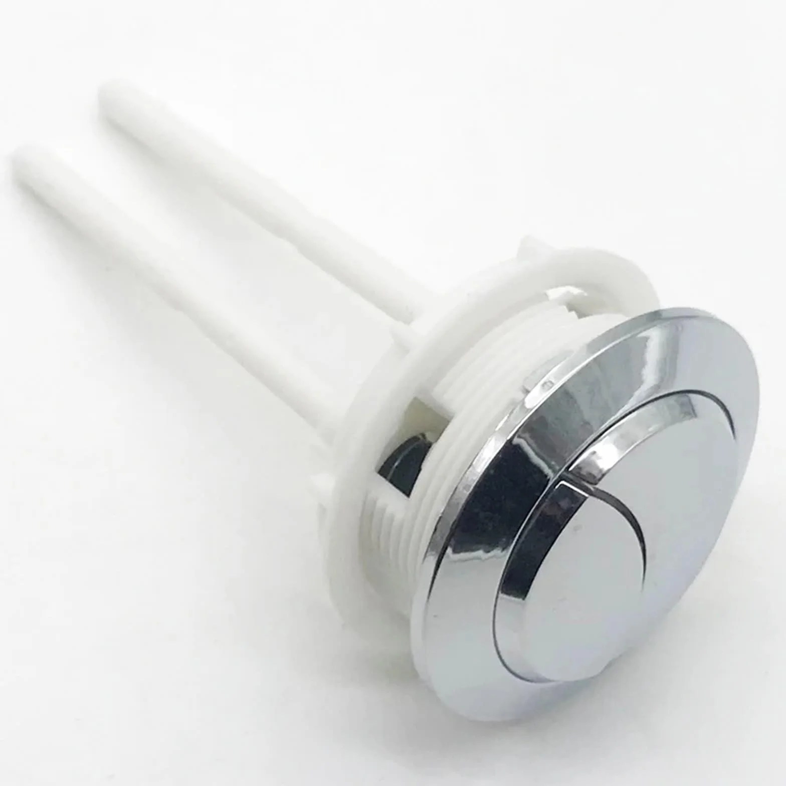 Przycisk do podwójnego spłukiwania toalety Podwójny chromowany zamiennik 38/48/58 mm(48mm)