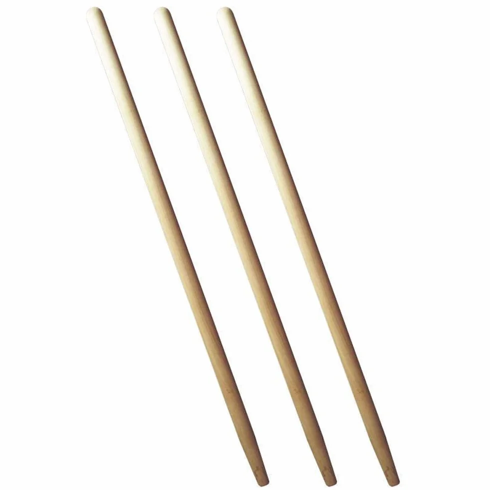 AGROHIT Trzonki do łopat z drewna bukowego 150 cm 3 sztuki