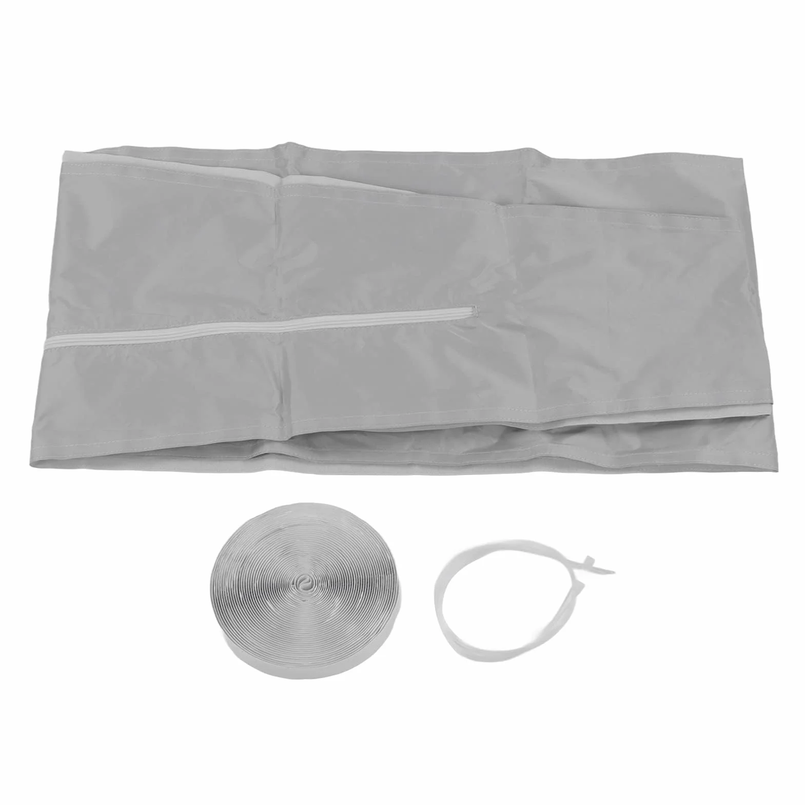 Air Conditioner Window Seal Kit Silver Grey Portable Window Sealing Cloth Universal AC Window Frame Sealing Kit (3 Meter / 9.8ft)