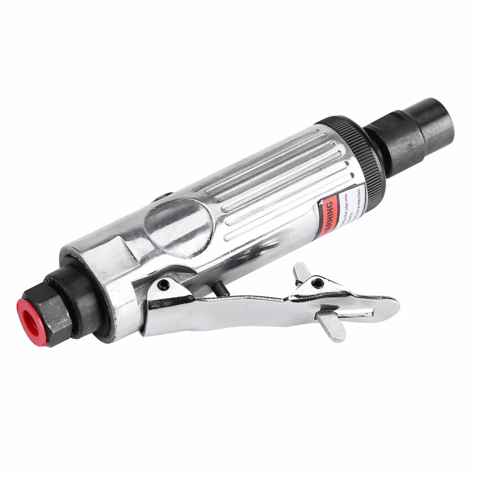 Szlifierka pneumatyczna 1/4 '' Heavy Duty Pneumatyczna polerka Narzędzie do szlifowania Narzędzie do czyszczenia (srebrne)