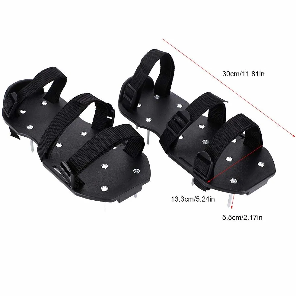 Aeratory do trawnika buty z gwoździami 3 paski