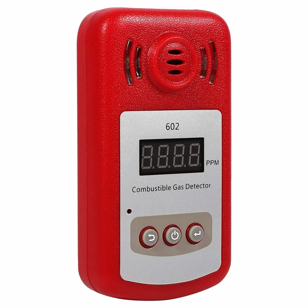 Wiincal Alarm wycieku gazu palnego, 1 szt. Detektor gazu ziemnego 300-10000PPM z alarmem dźwiękowym i lampą błyskową