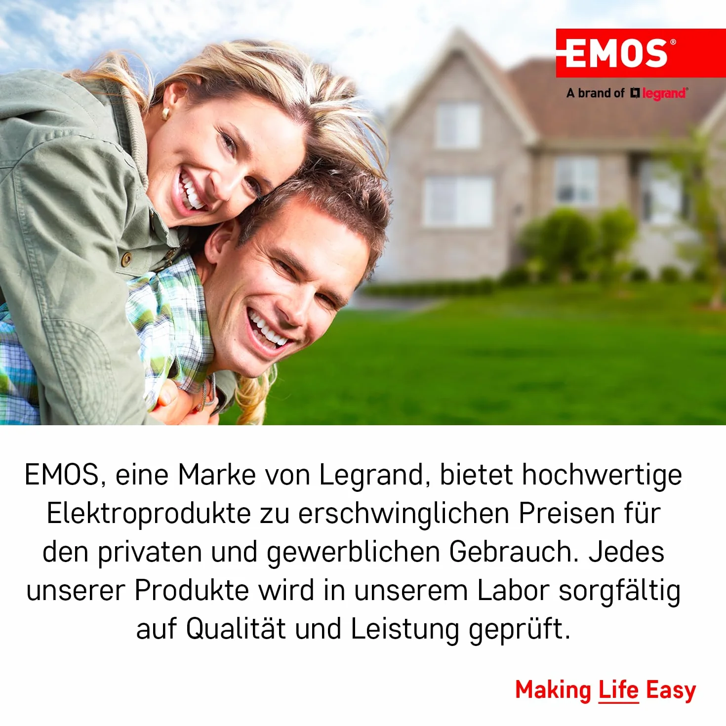 EMOS Bęben kablowy 50 m 4 gniazda Schuko 230 V 16 A 3680 W H05VV-F3G 1,5 mm² IP20