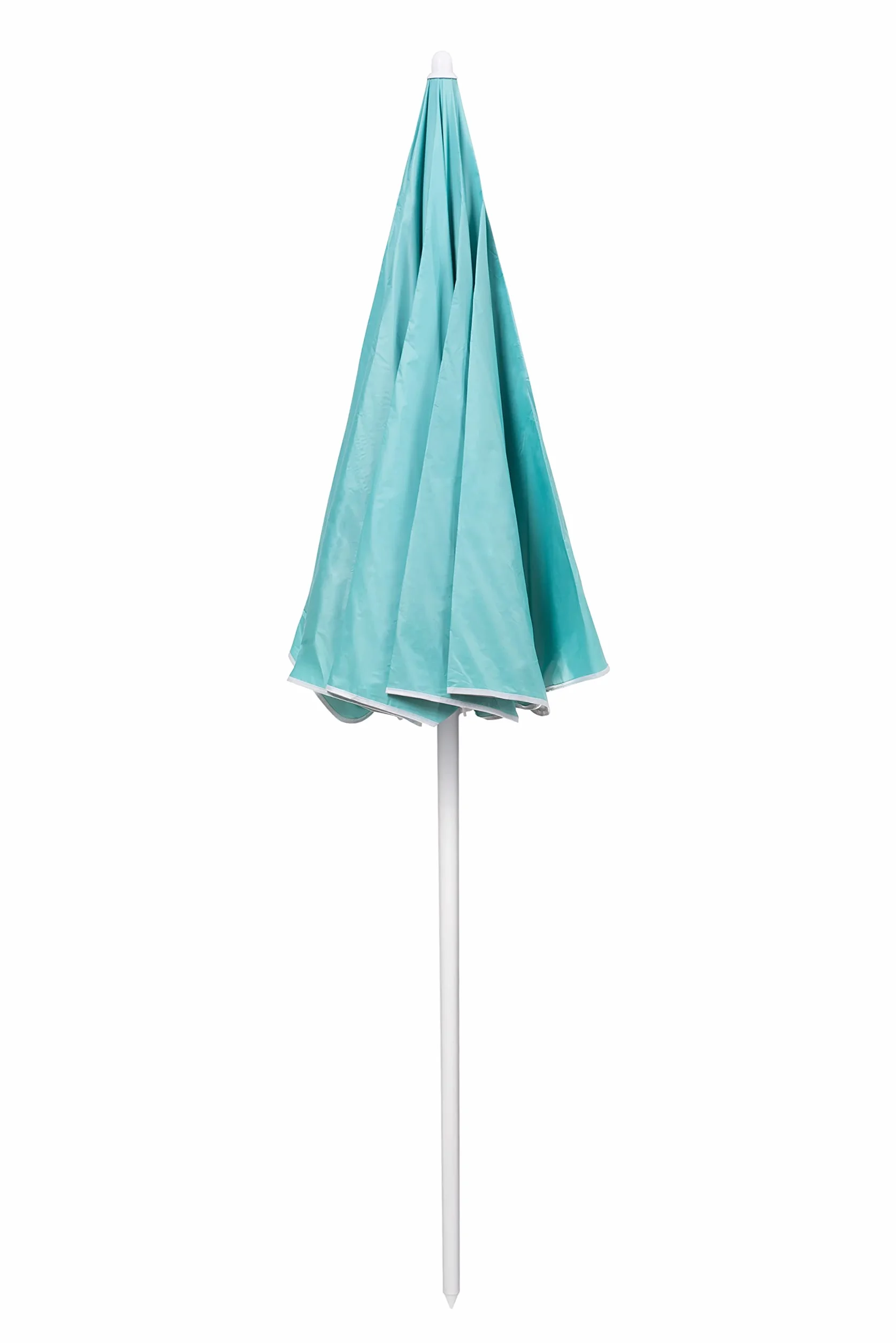 Parasol plażowy, ochrona przed słońcem, ochrona przed słońcem, z kołkiem do wbijania w ziemię, 160 cm, 180 cm, uchylny drążek aluminiowy