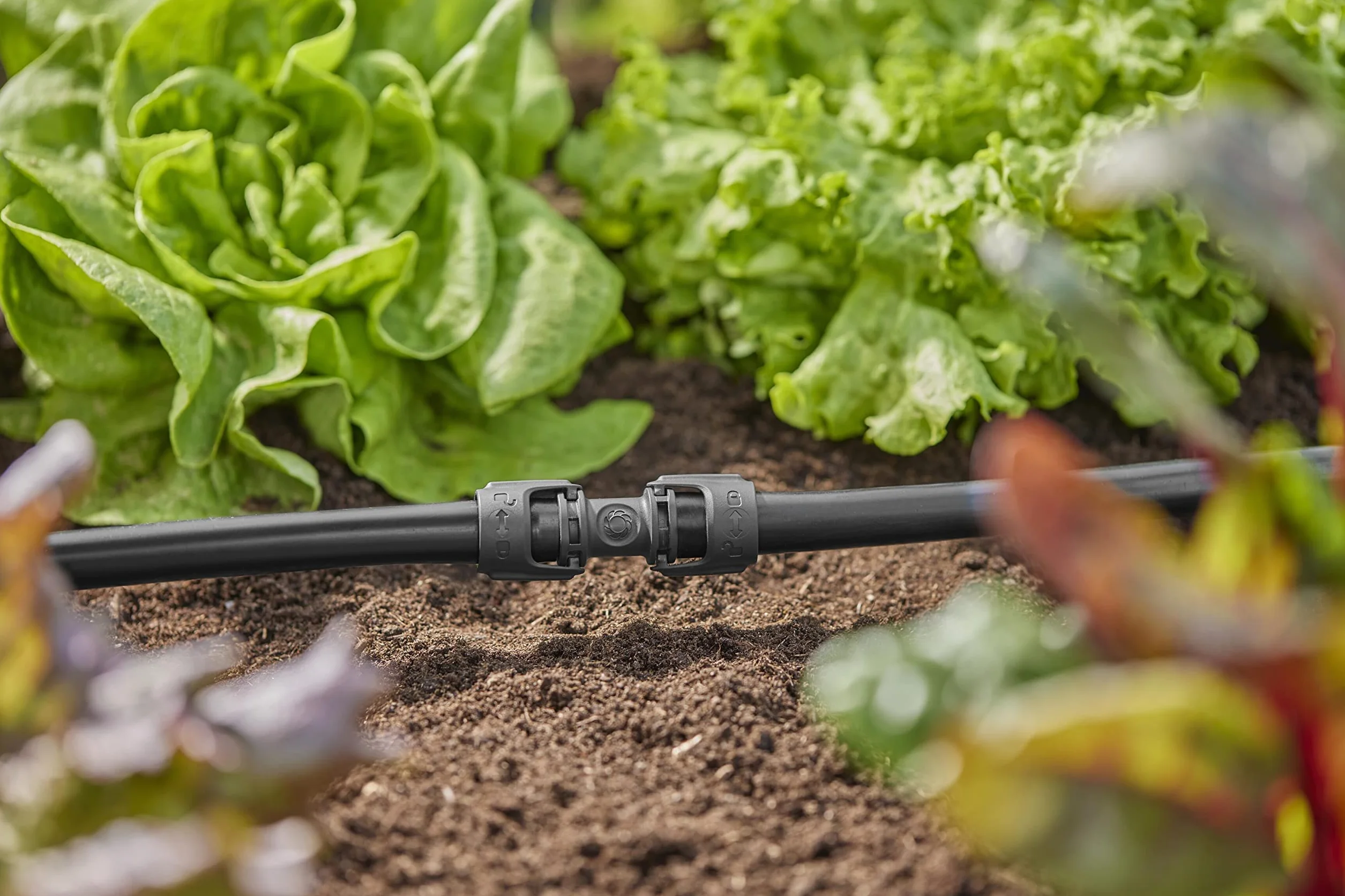 Gardena System Micro-Drip łącznik 13 mm (1/2 cala): Element połączeniowy do przedłużania rur instalacyjnych i rur kroplujących, 13 mm (1/2 cala), możliwość ponownego użycia (13203-20)