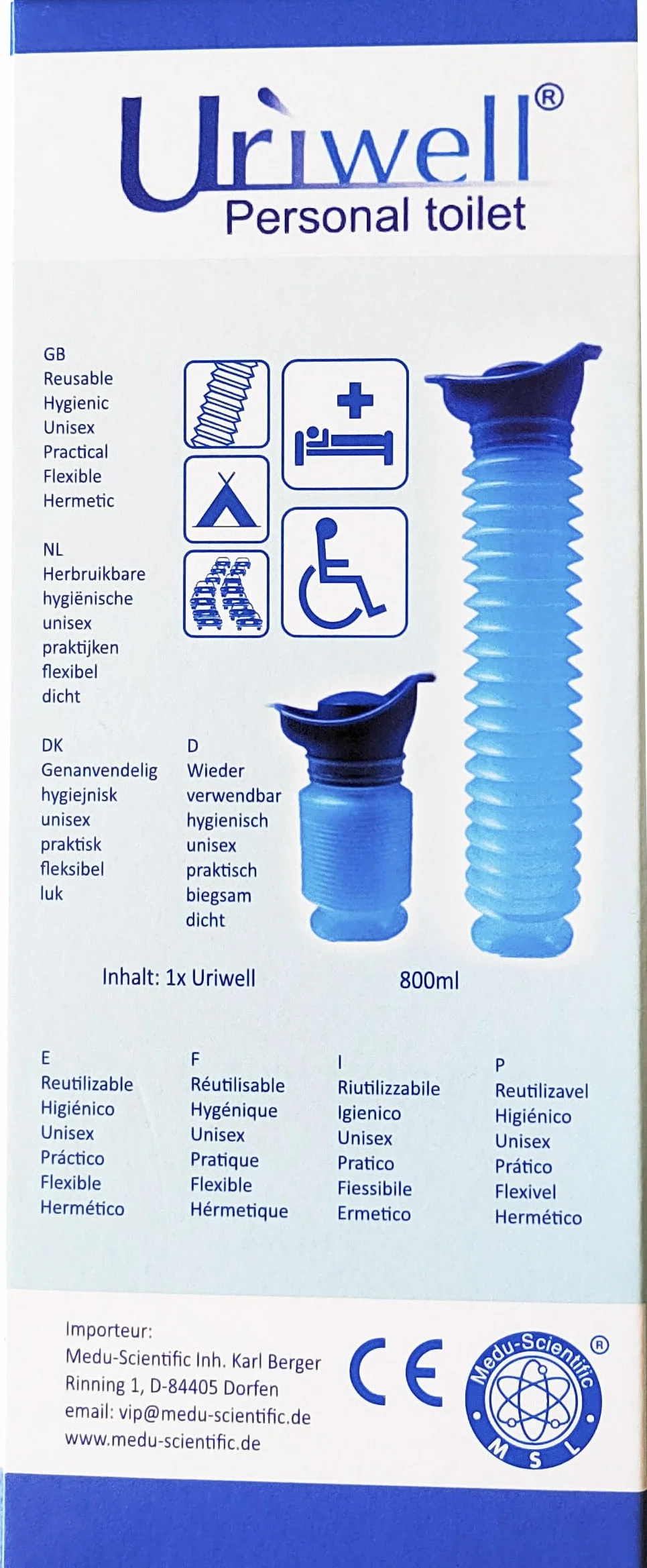 Mini pisuar dla niej i dla niego
