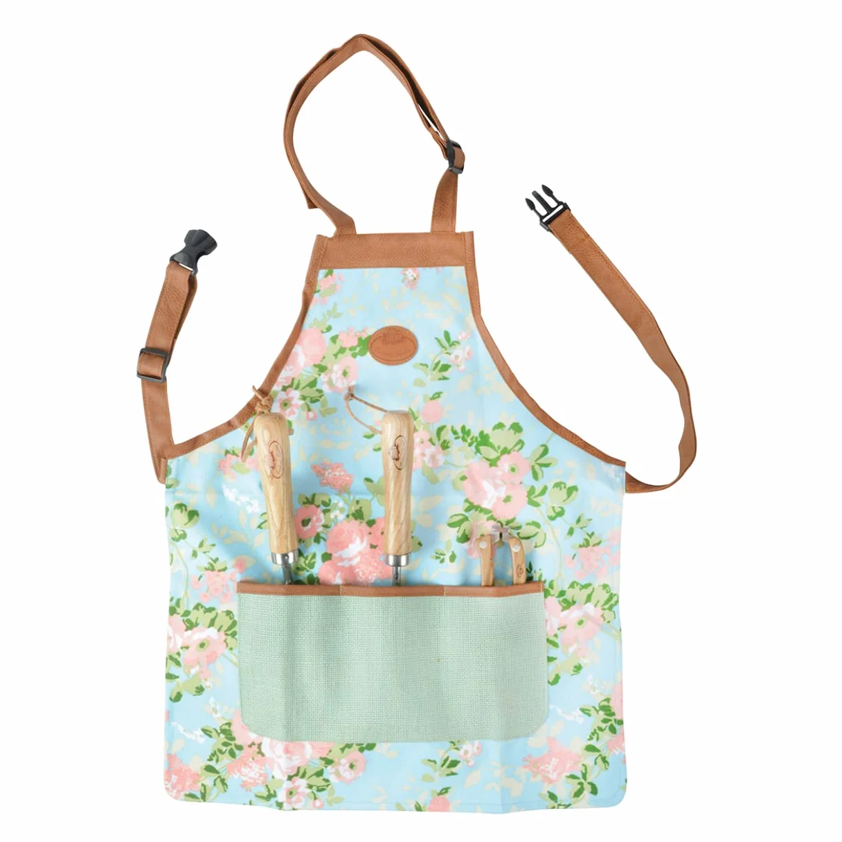 Fallen Fruits Damski Rd37 APRON ROSE, niebiesko-zielony, rozmiar S