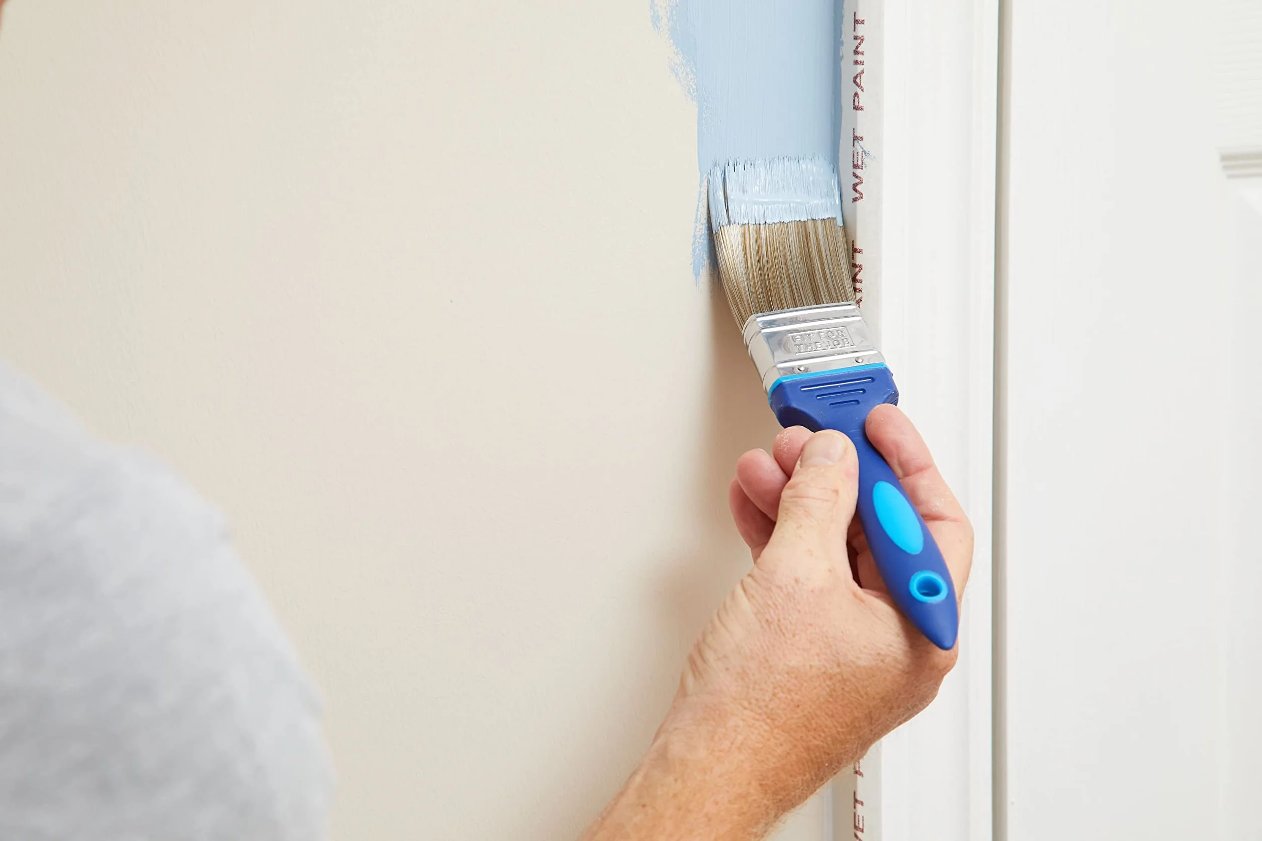 Fit For The Job 2-calowy, nie liniejący pędzel DIY do gładkiego wykończenia lakieru farbami emulsyjnymi, błyszczącymi i satynowymi 2" 50 mm