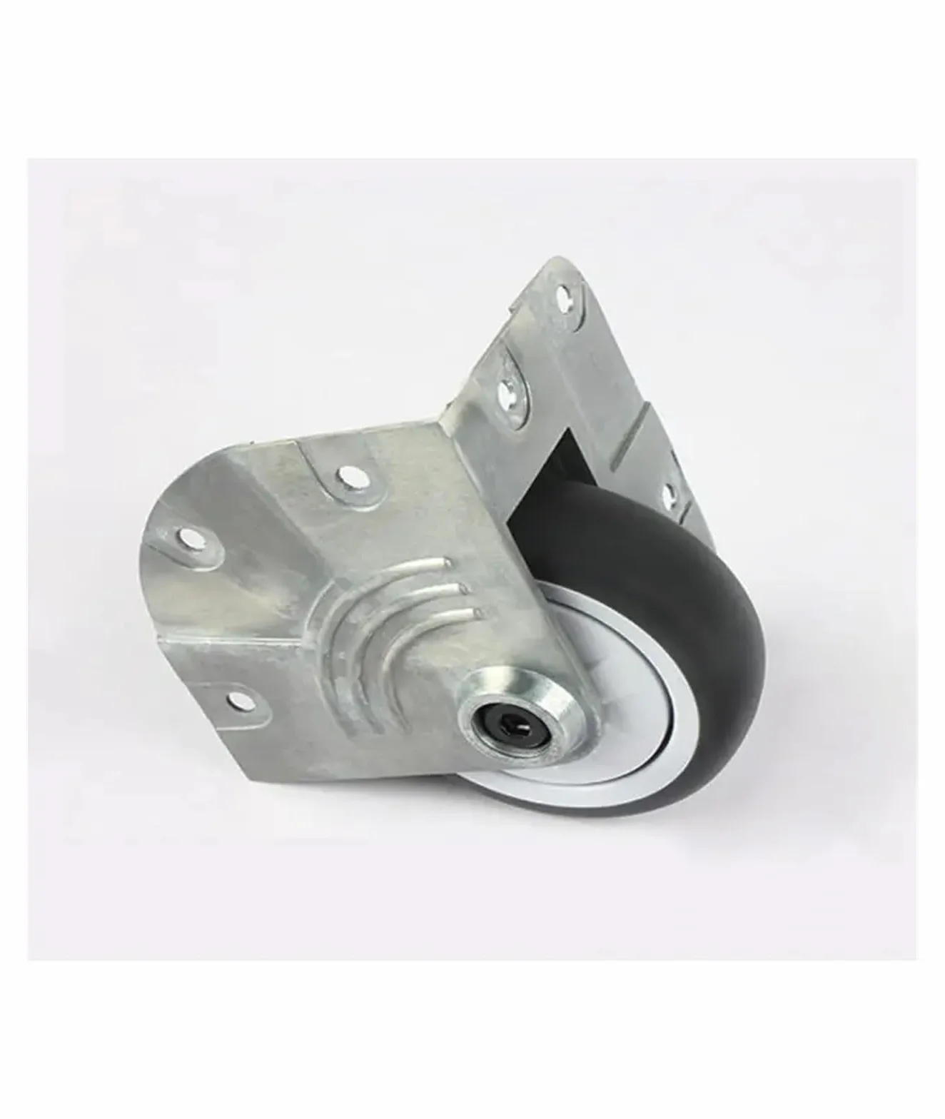 3-calowy wspornik ze stopu aluminium obudowa samolotu specjalne kółka ciche gumowe koła narożne 1 sztuka szara torba