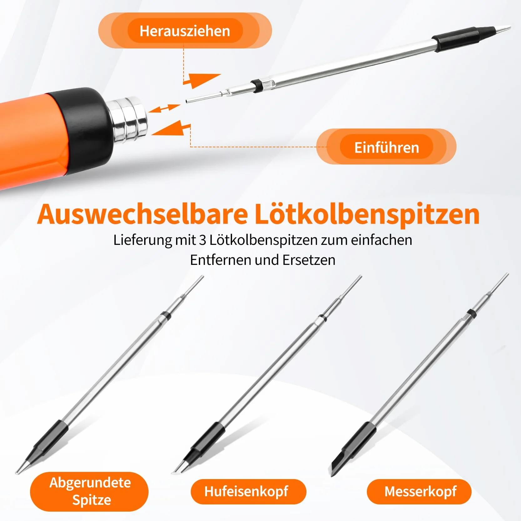 KKMOL Zestaw lutownicy akumulatorowej, lutownica USB ładowana z LCD, temperatura regulowana 330 °C - 420 °C, 1 grot lutowniczy, drut lutowniczy, pasta lutownicza, profesjonalny bezpieczny komplet