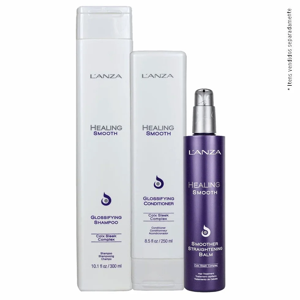 L’ANZA Healing Smooth Wygładzający Balsam do Prostowania Włosów, Zapobiega Puszeniu, Nawilża, Odżywia, Wspomaga Ruch Włosów, Dodaje Blasku dla Naturalnego Wyglądu (250 ml)