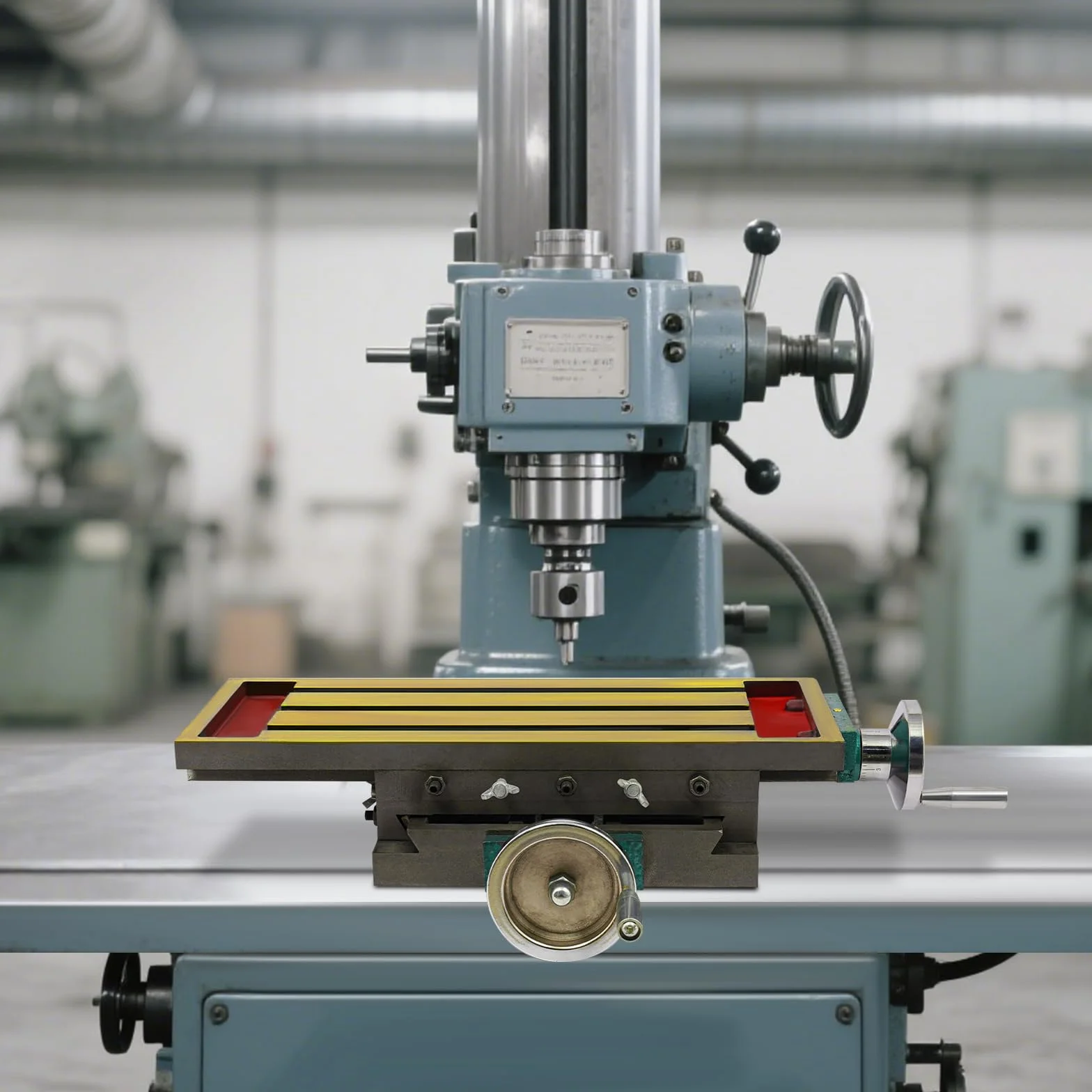 570 x 360 mm wiertarka stołowa, stół krzyżowy do wierteł kolumnowych | Wielofunkcyjny stół roboczy, przesuw x 270 mm Y 125 mm, kompatybilny z wiertarkami, frezarkami i szlifierkami