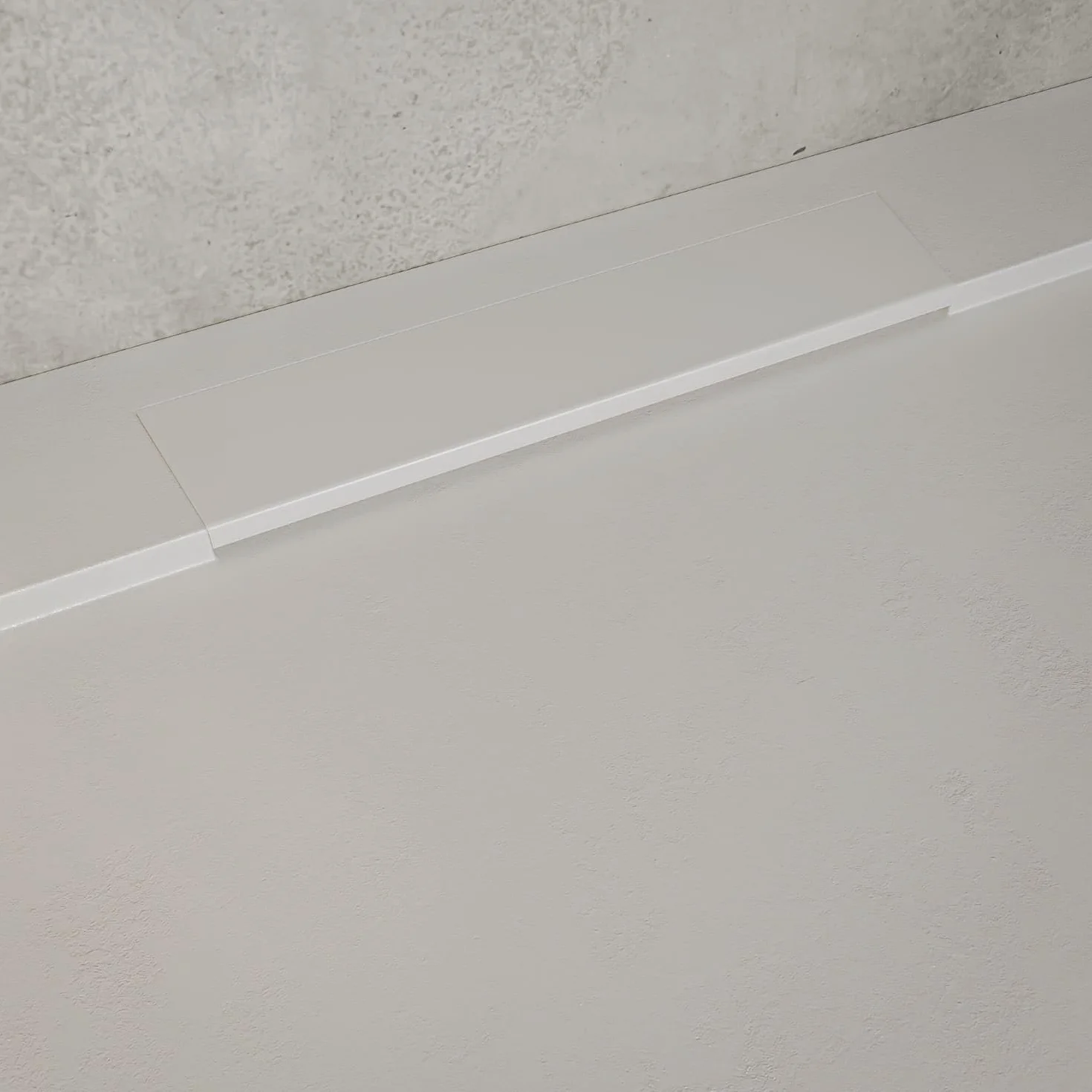 SOULHOME Brodzik prysznicowy– Żywica– Gel Coat– Gładka/Kamienna tekstura – Antypoślizgowy – złamana biel- 140X70- Niski 3cm– Elegancki SAME
