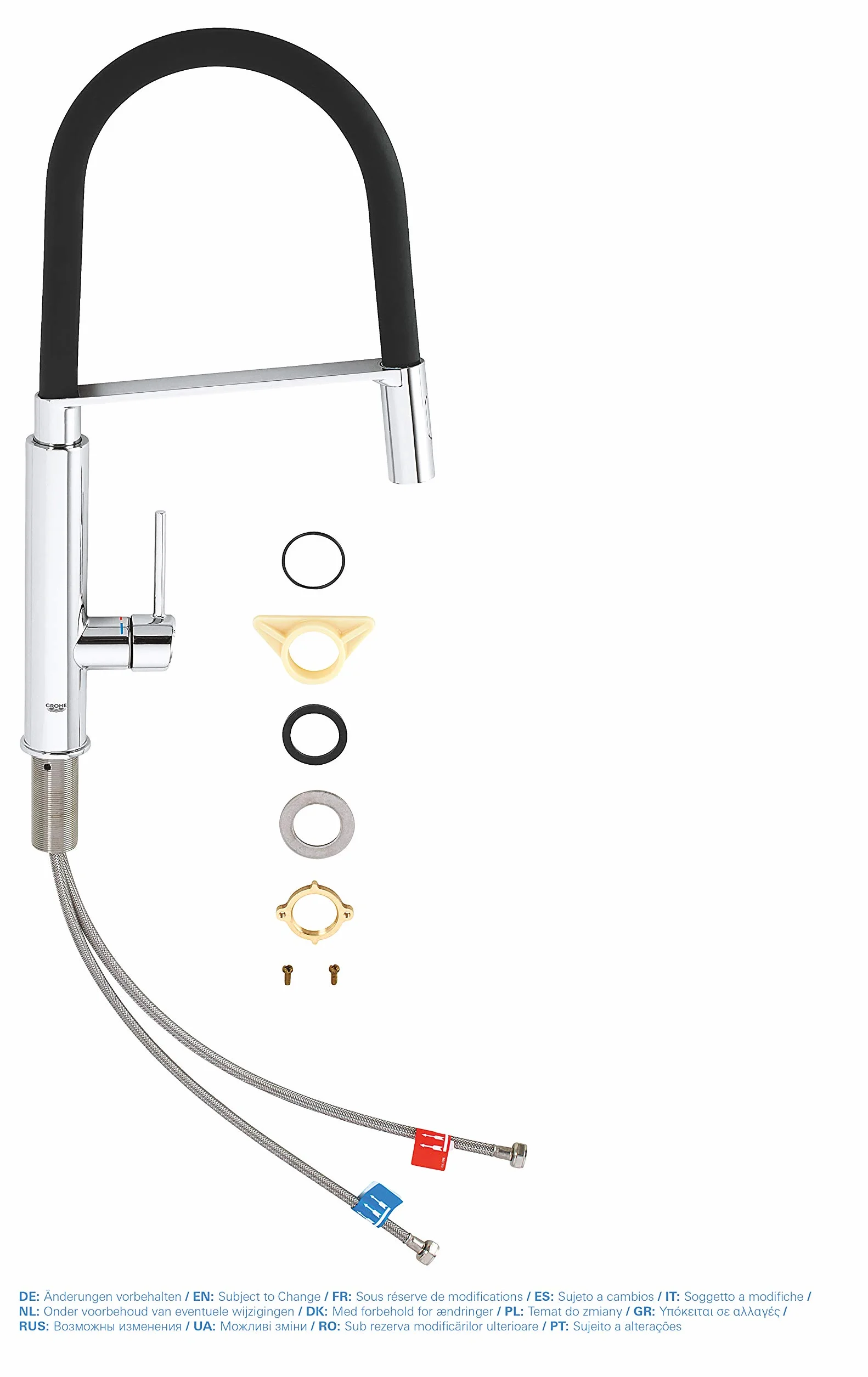 GROHE Concetto Jednouchwytowa bateria zlewozmywakowa, DN 15