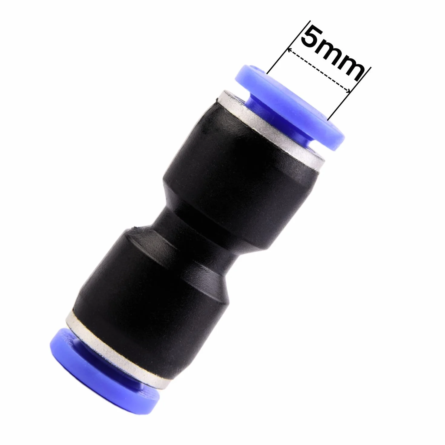 10 sztuk 5 mm złączki pneumatyczne szybkozłączka Push In szybkozłączka pneumatyczna prosta 5 mm szybkozłączka narzędzia pneumatyczne do sprężonego powietrza szybkozłączki