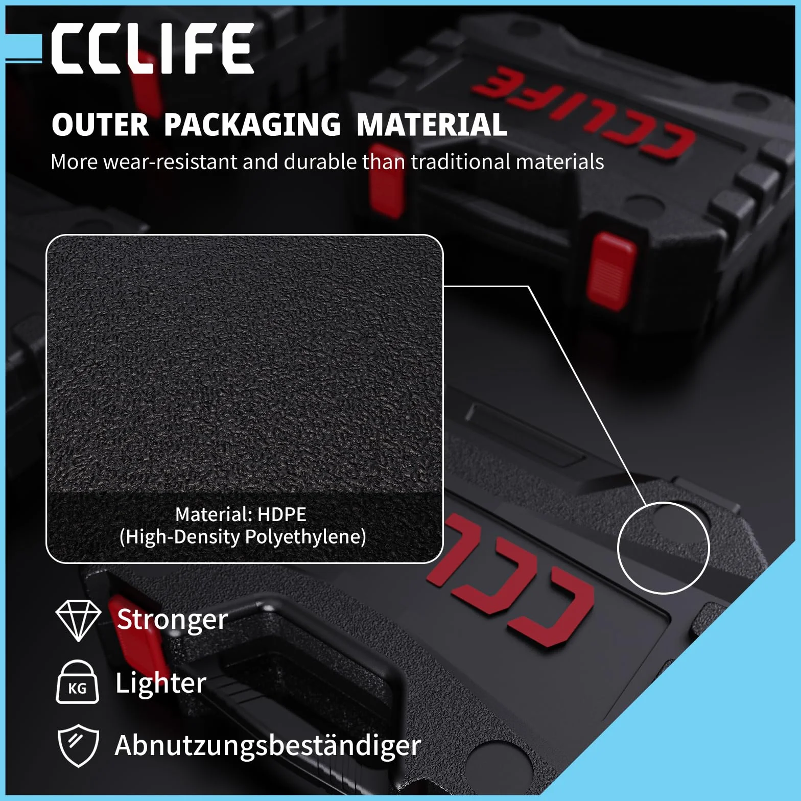 CCLIFE 3-częściowy zestaw nakrętek 1/2" do wkrętarki udarowej do felg aluminiowych