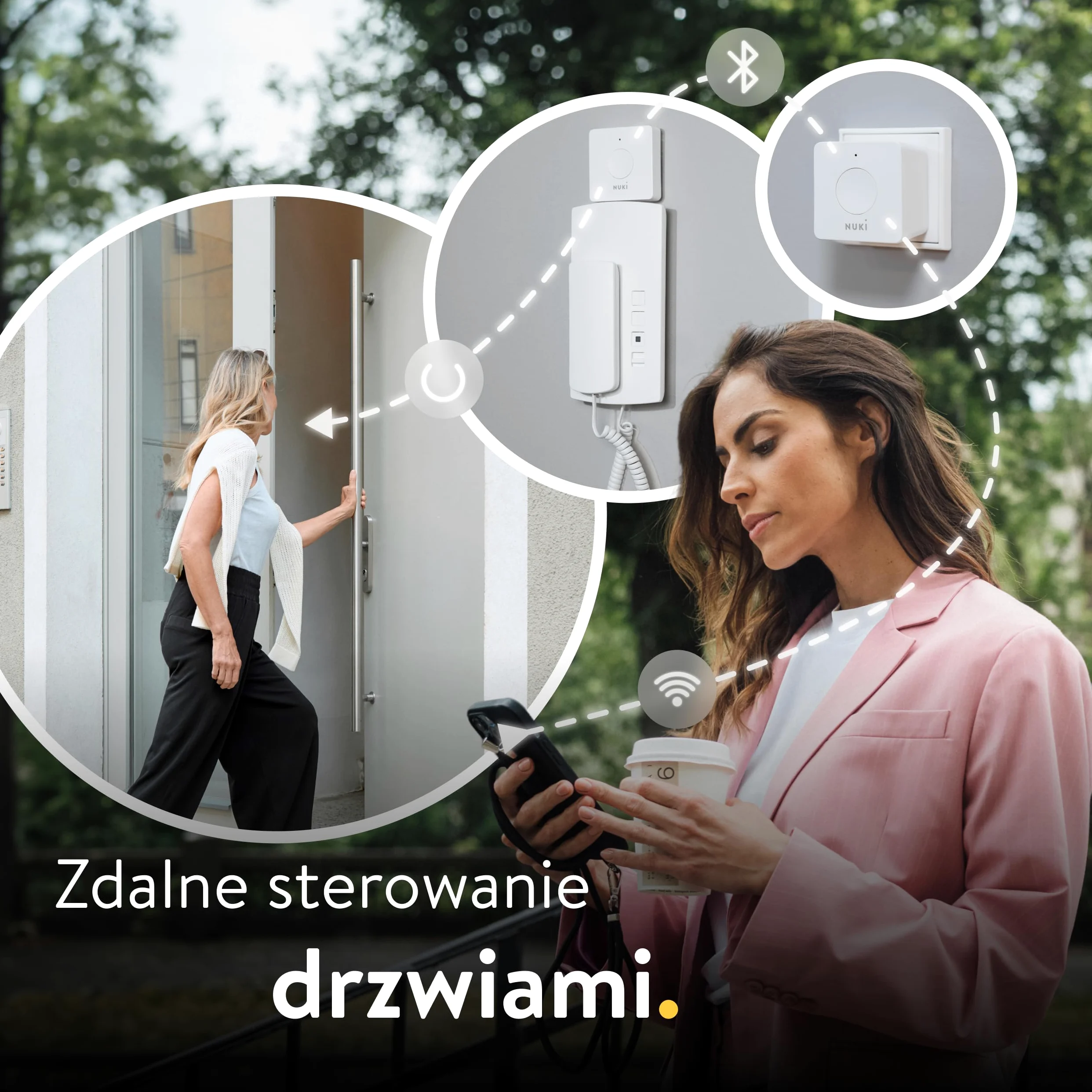 NUKI Bridge mostek komunikacyjny zamka Wi-Fi aplikacja asystent głosowy