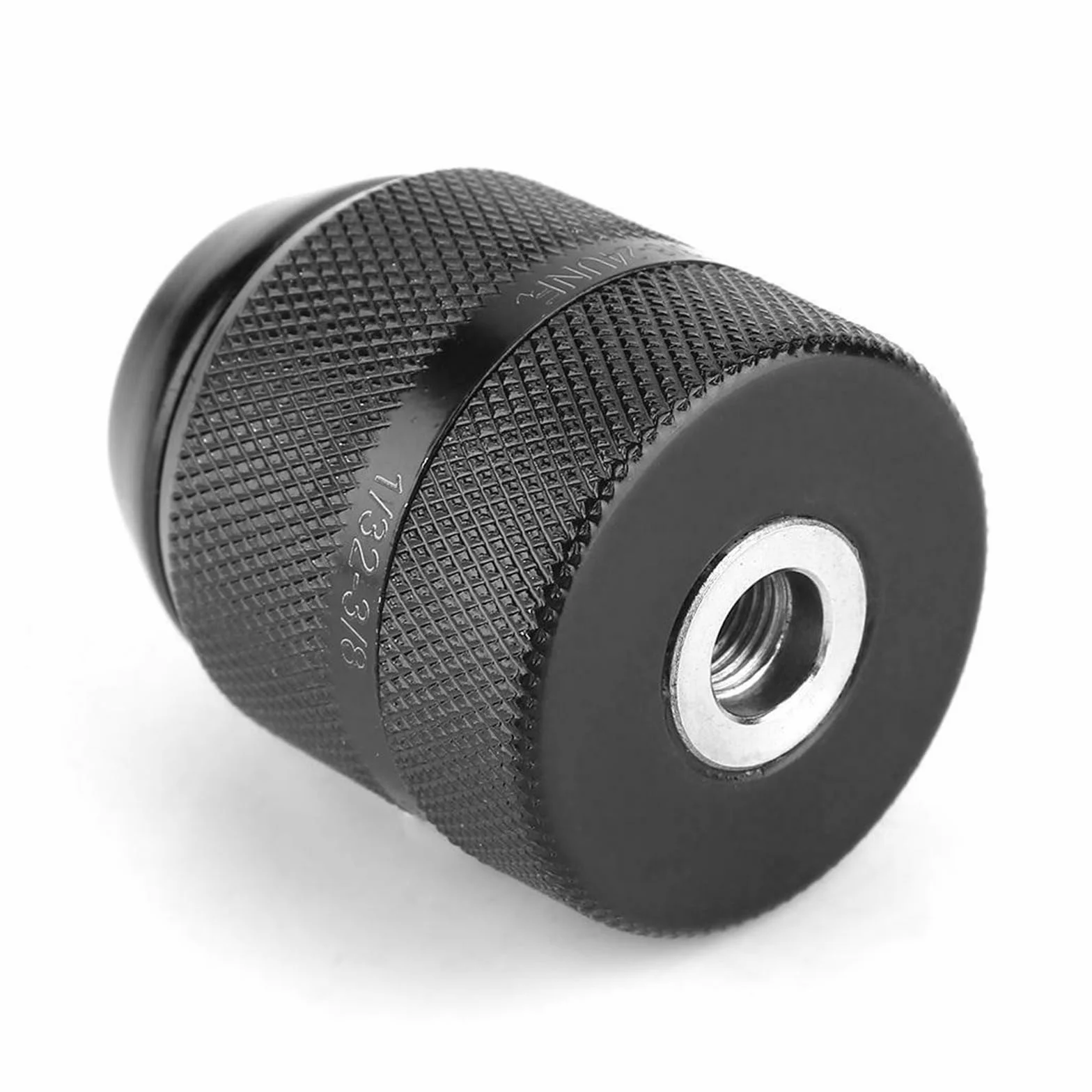 0.8mm-10mm bezkluczowy uchwyt wiertarski 3/8-24UNF uchwyt samozaciskowy do ręcznej wiertarki elektrycznej pasuje do adaptera żeńskiego SDS
